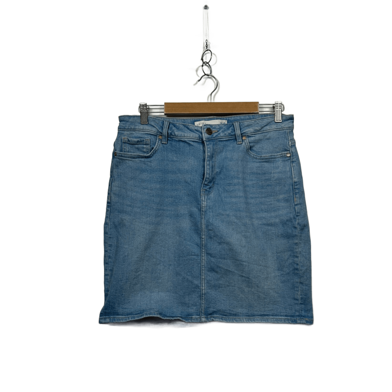 Target Blue Pockets Denim Skirt Size 14