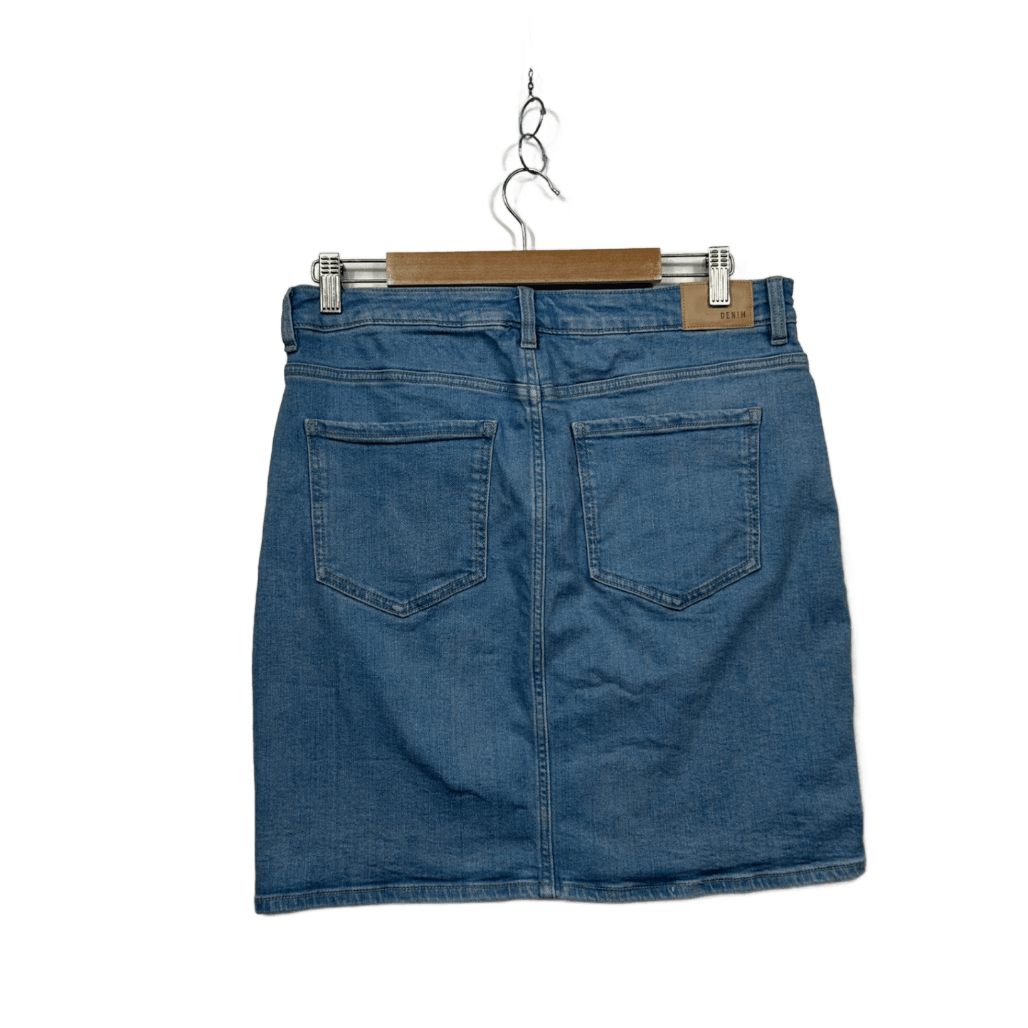 Target Blue Pockets Denim Skirt Size 14