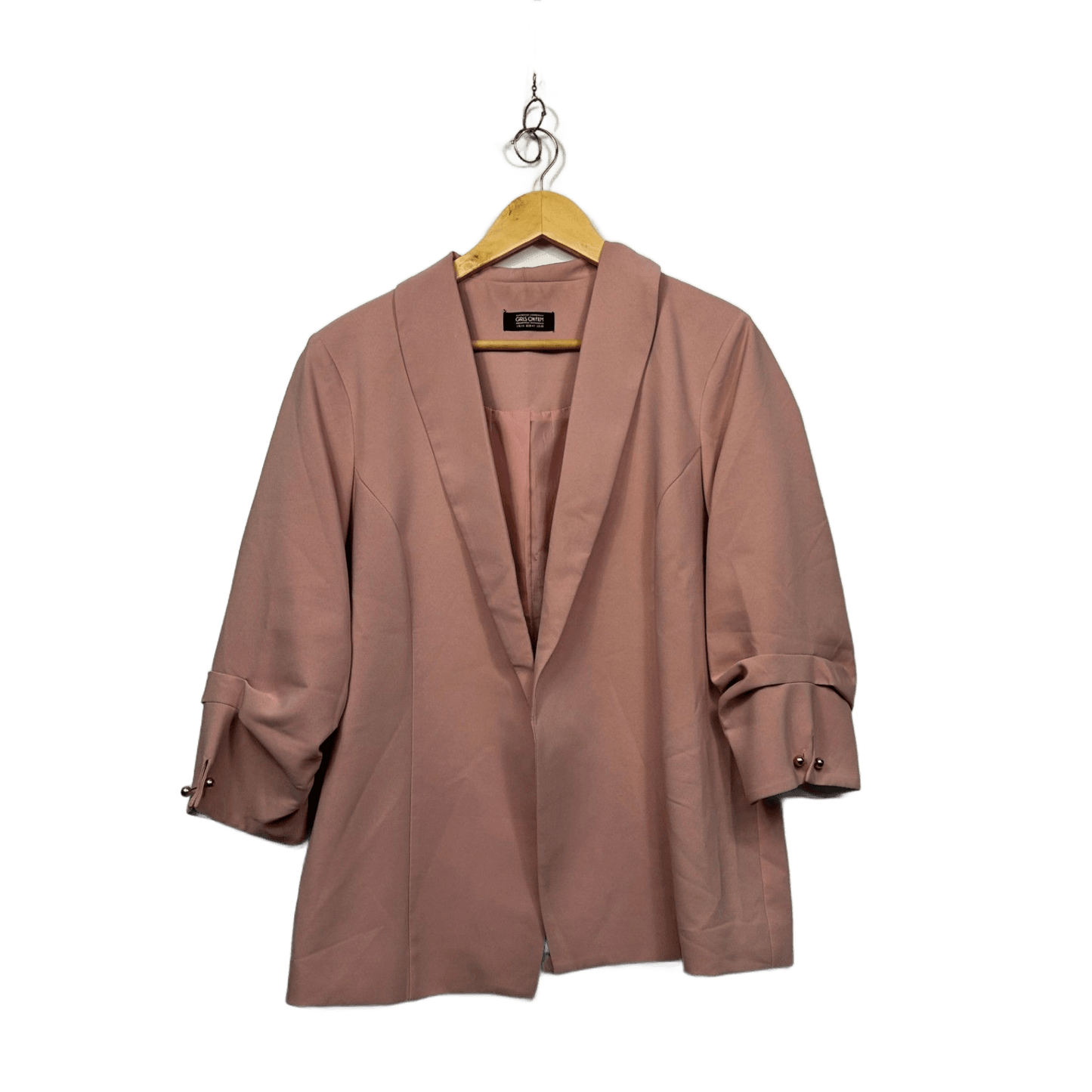 Girls On Film Womens Pink Jacket Blazer Size 14