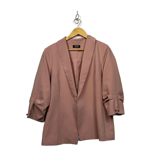 Girls On Film Womens Pink Jacket Blazer Size 14