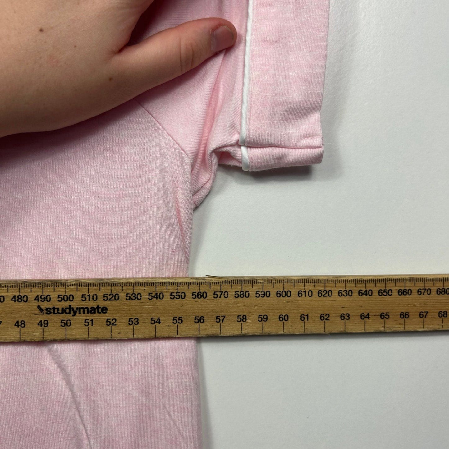 Peter Alexander Pink Pyjama Set Button Up Short Sleeve Pockets