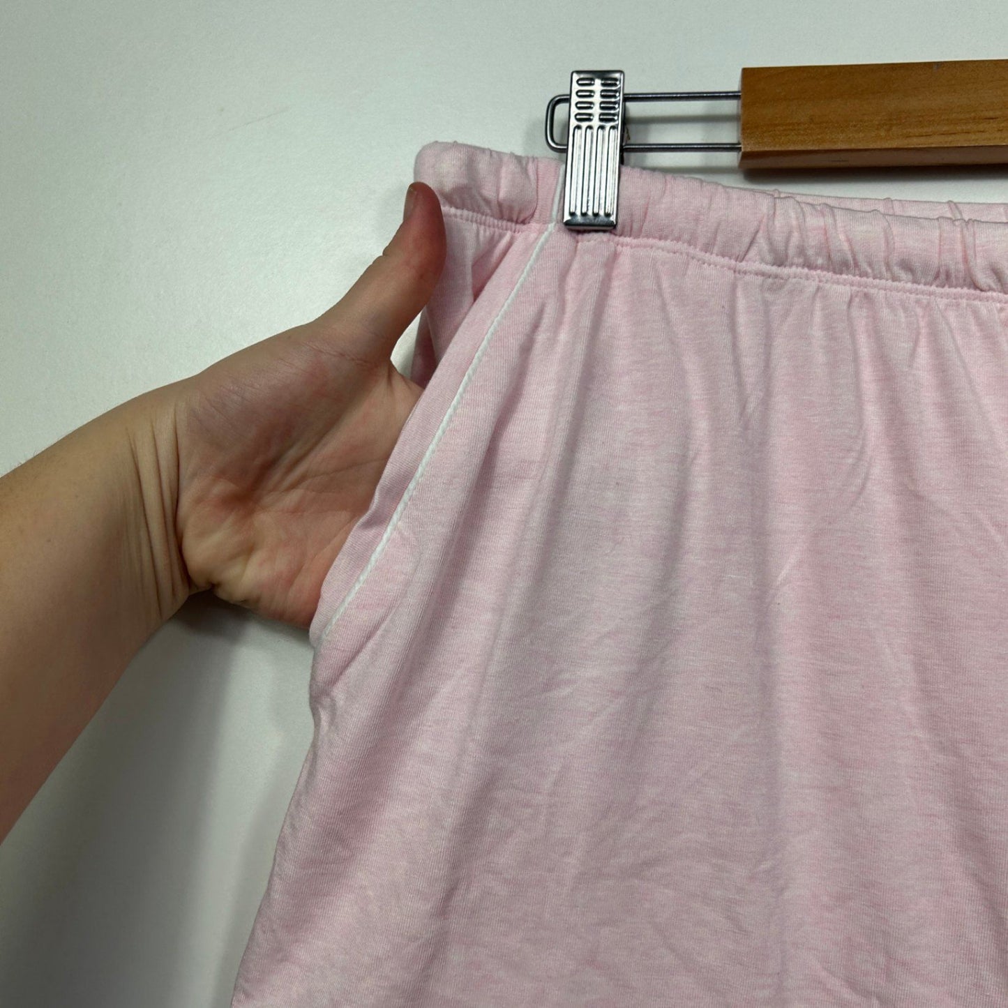 Peter Alexander Pink Pyjama Set Button Up Short Sleeve Pockets