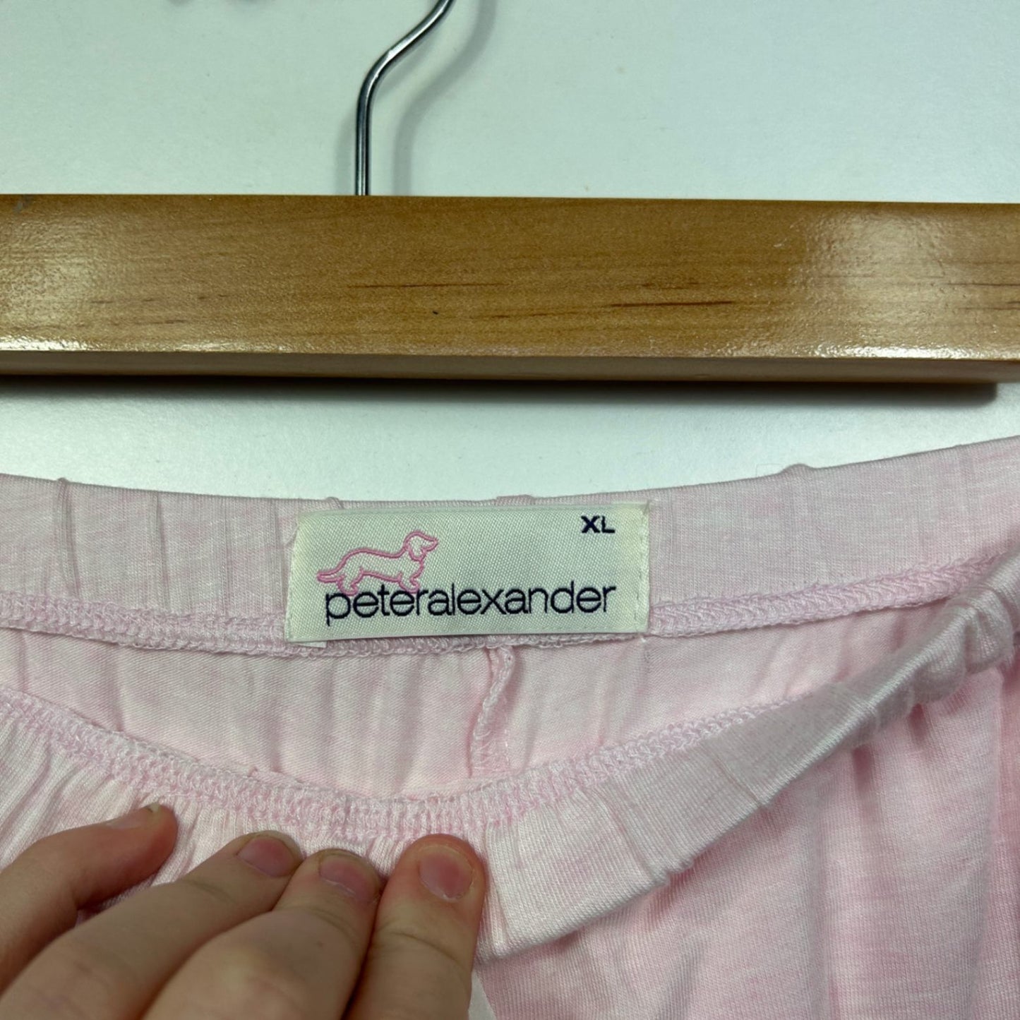 Peter Alexander Pink Pyjama Set Button Up Short Sleeve Pockets