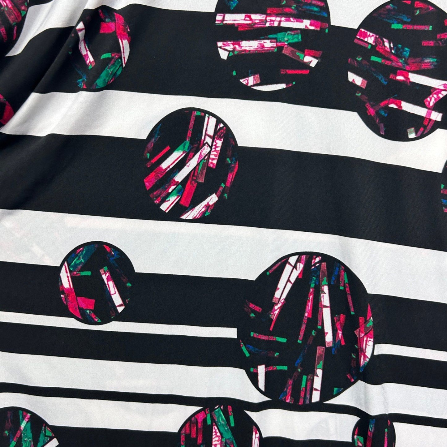 Taking Shape Black White Multicoloured Long Sleeve Tunic Top Size 18 Plus