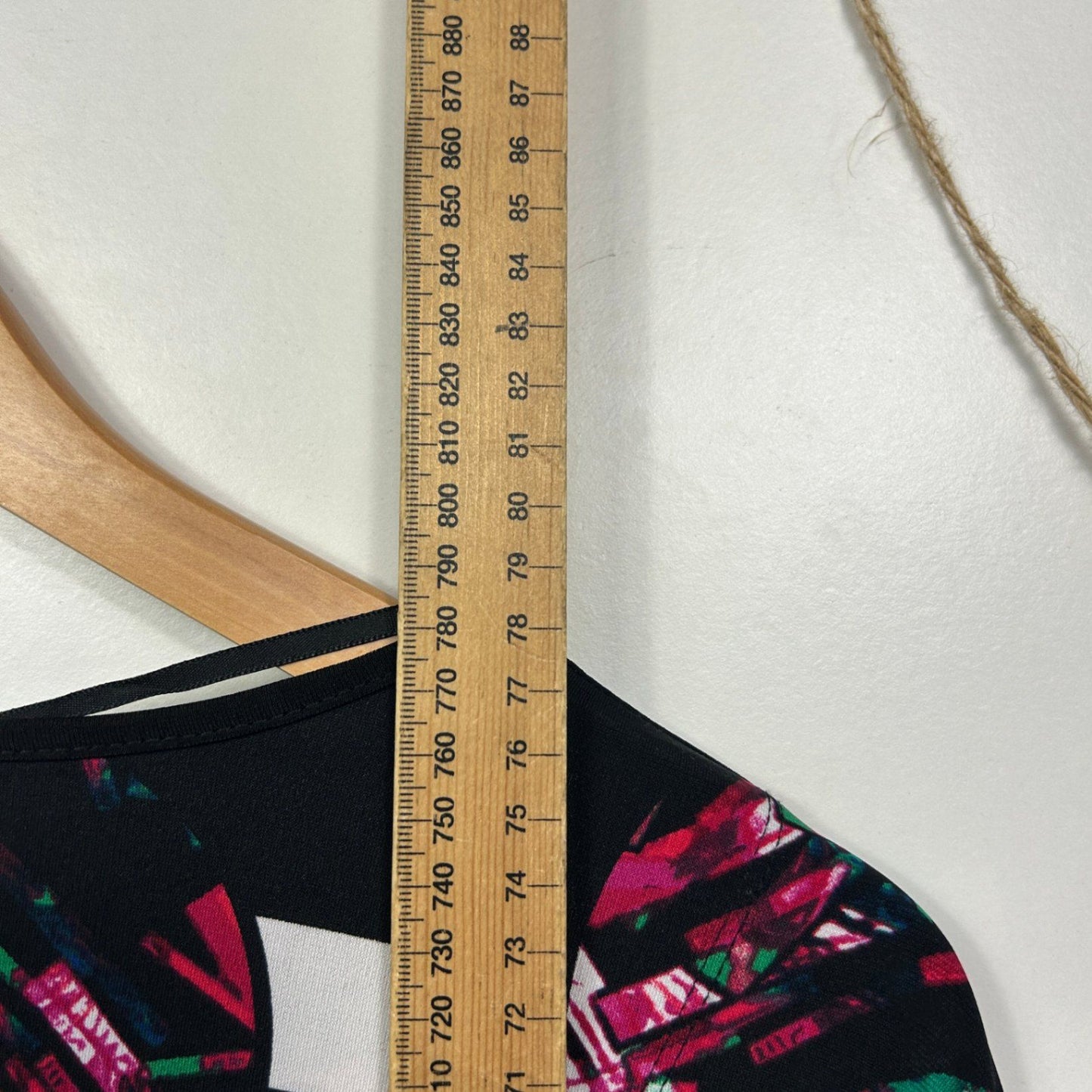 Taking Shape Black White Multicoloured Long Sleeve Tunic Top Size 18 Plus