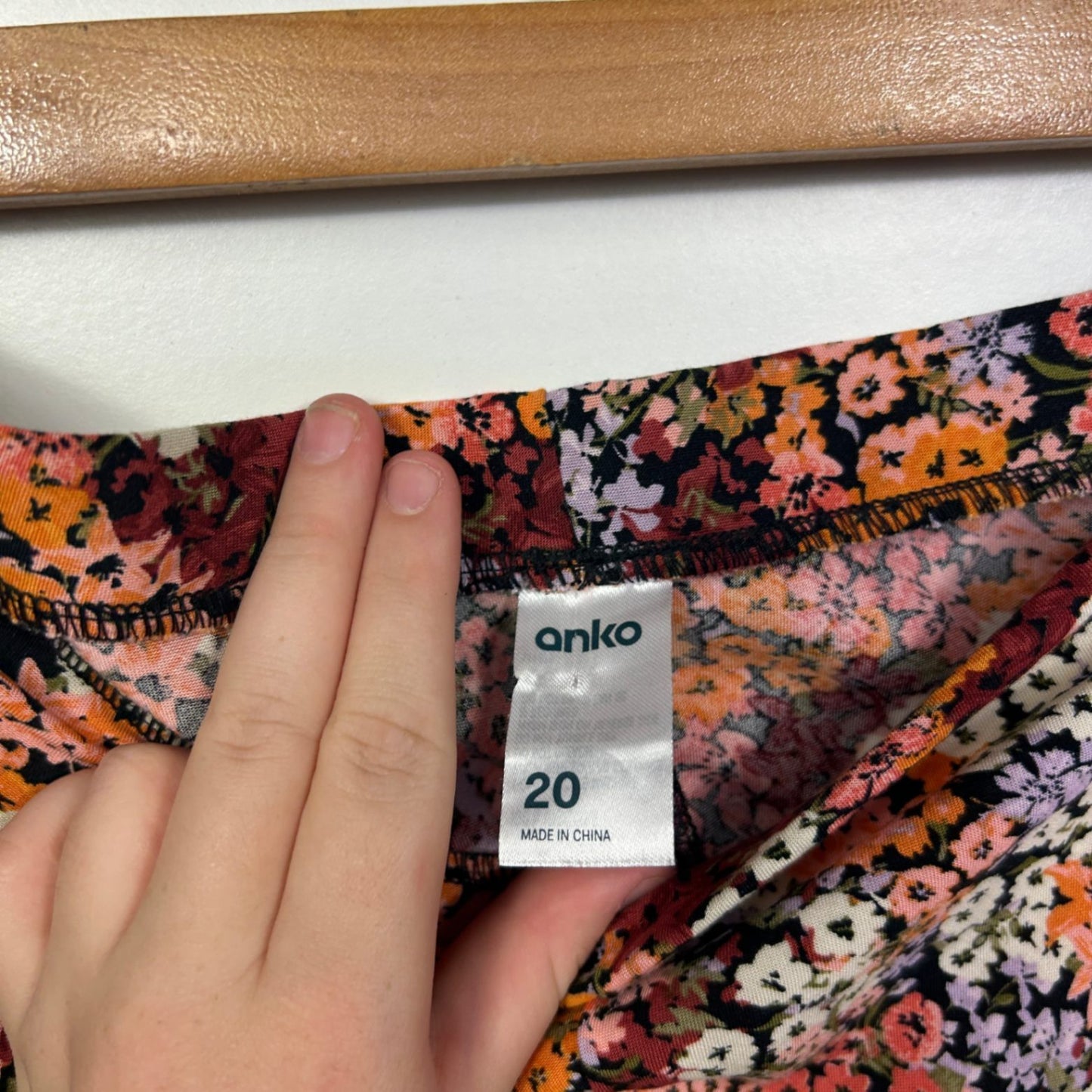 Anko Womens Multicoloured Floral Maxi Skirt Size 20