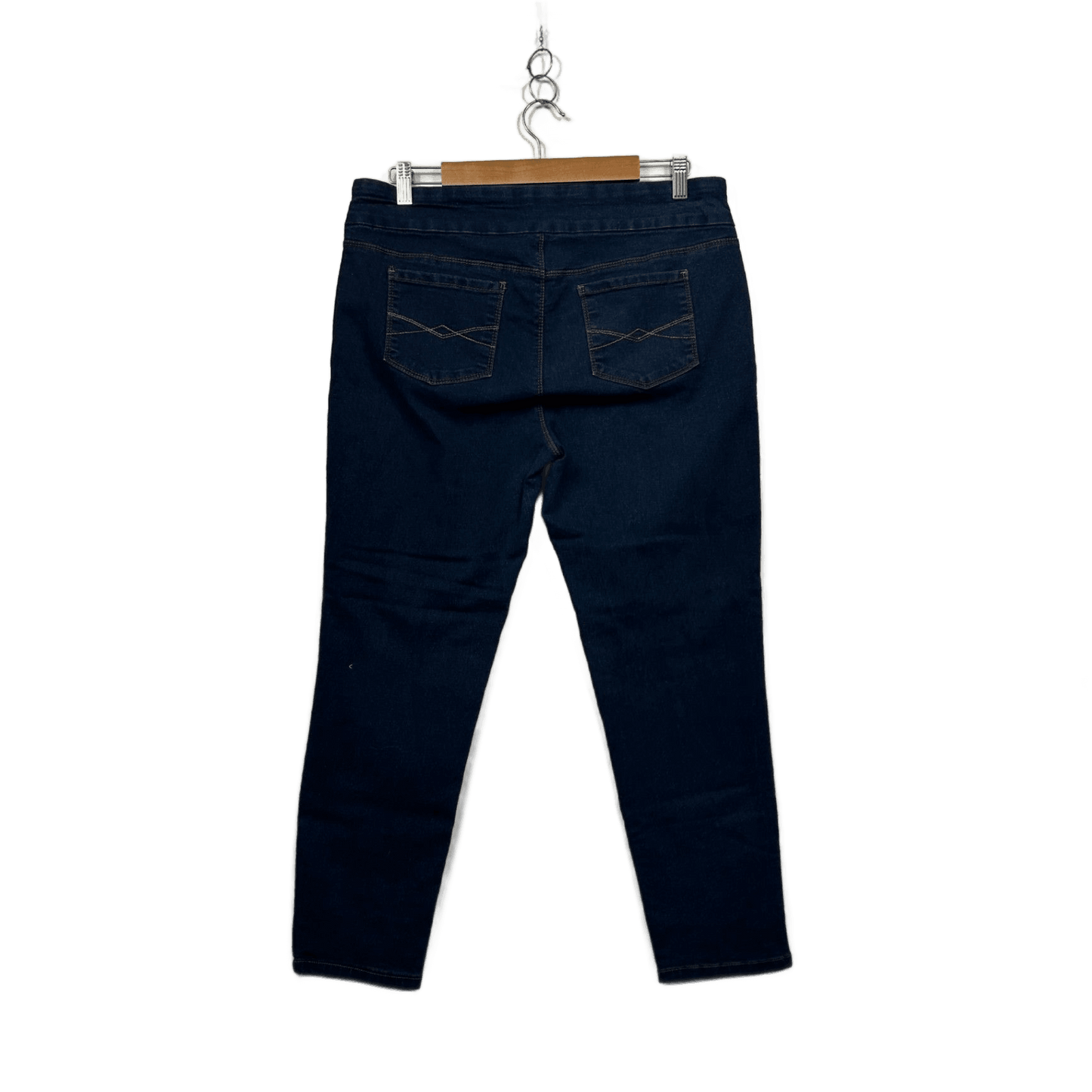 Katies Dark Wash Blue Cotton Blend Denim Jeggings Size 14