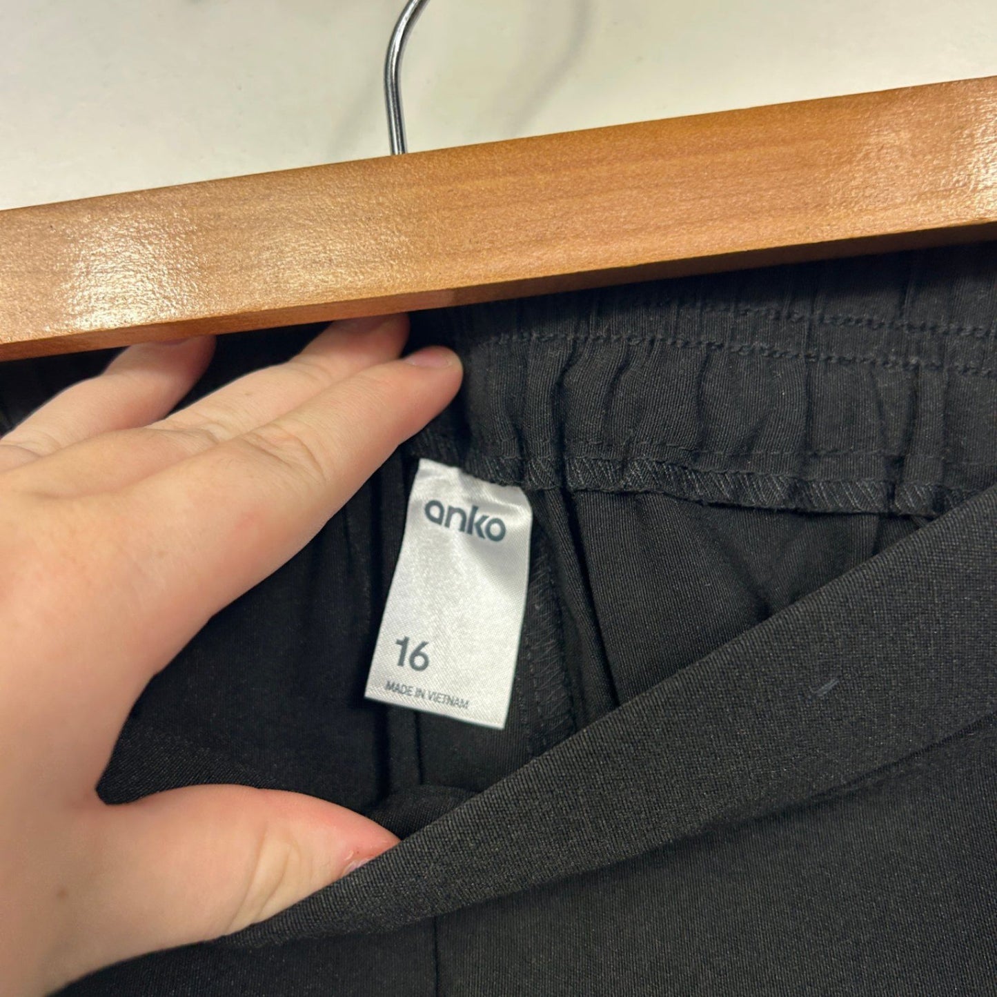 Anko Womens PocketBlack Pants Size 16