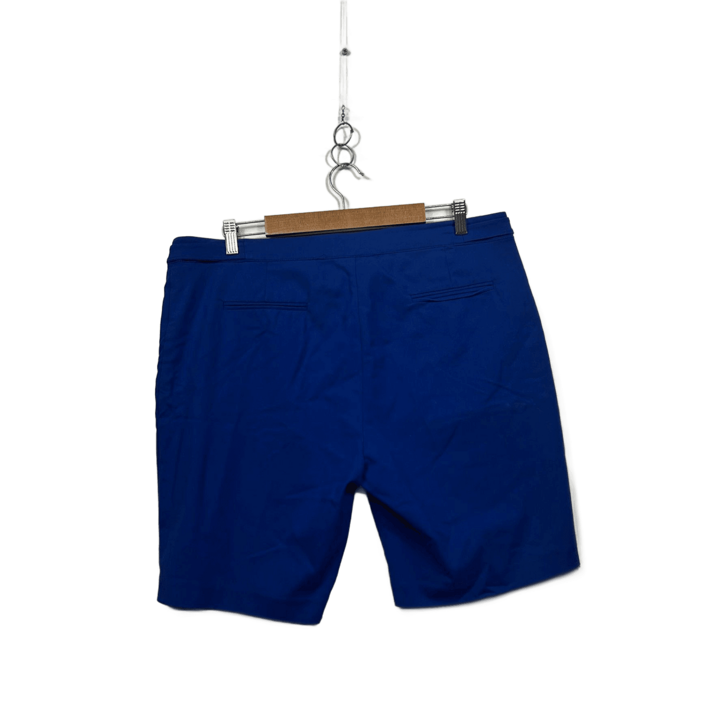 Rockmans Blue Pull On Pockets Bermuda Shorts Size 16