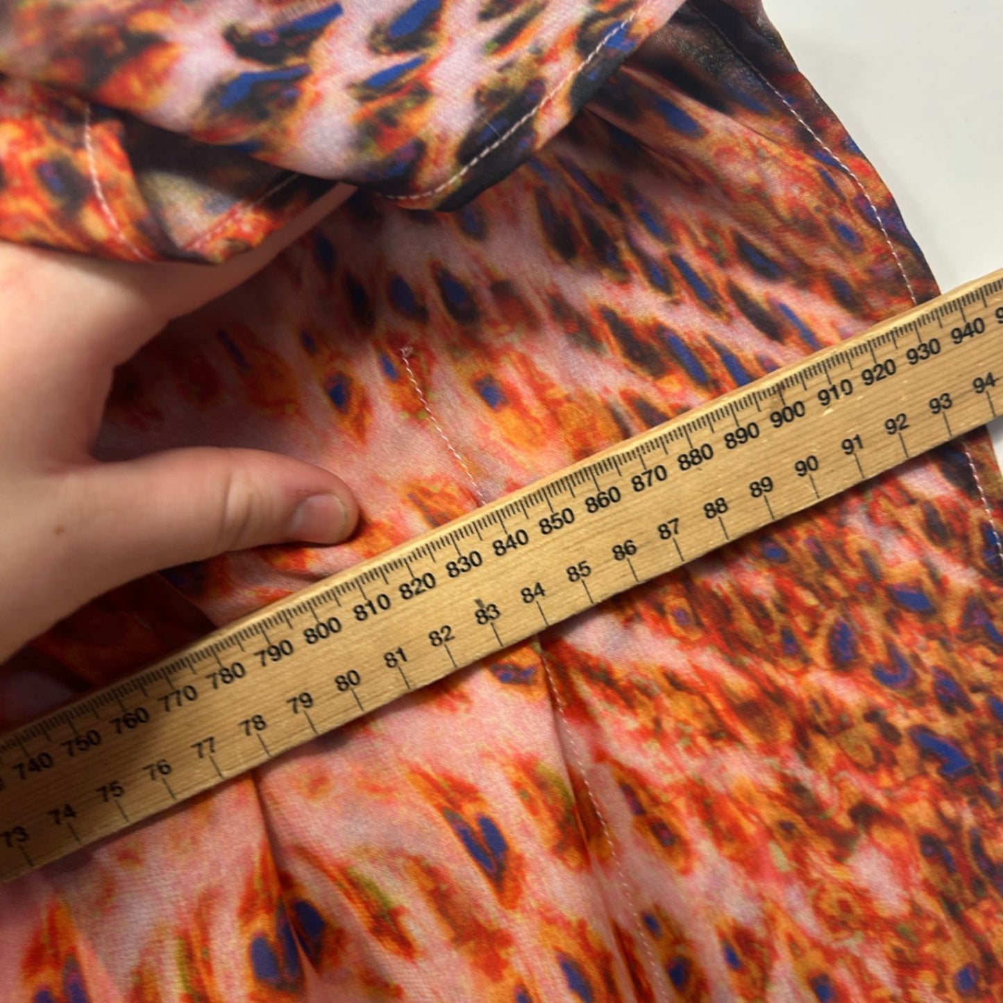 Womens Multicoloured  Kaftan Top Blouse Size 20 22