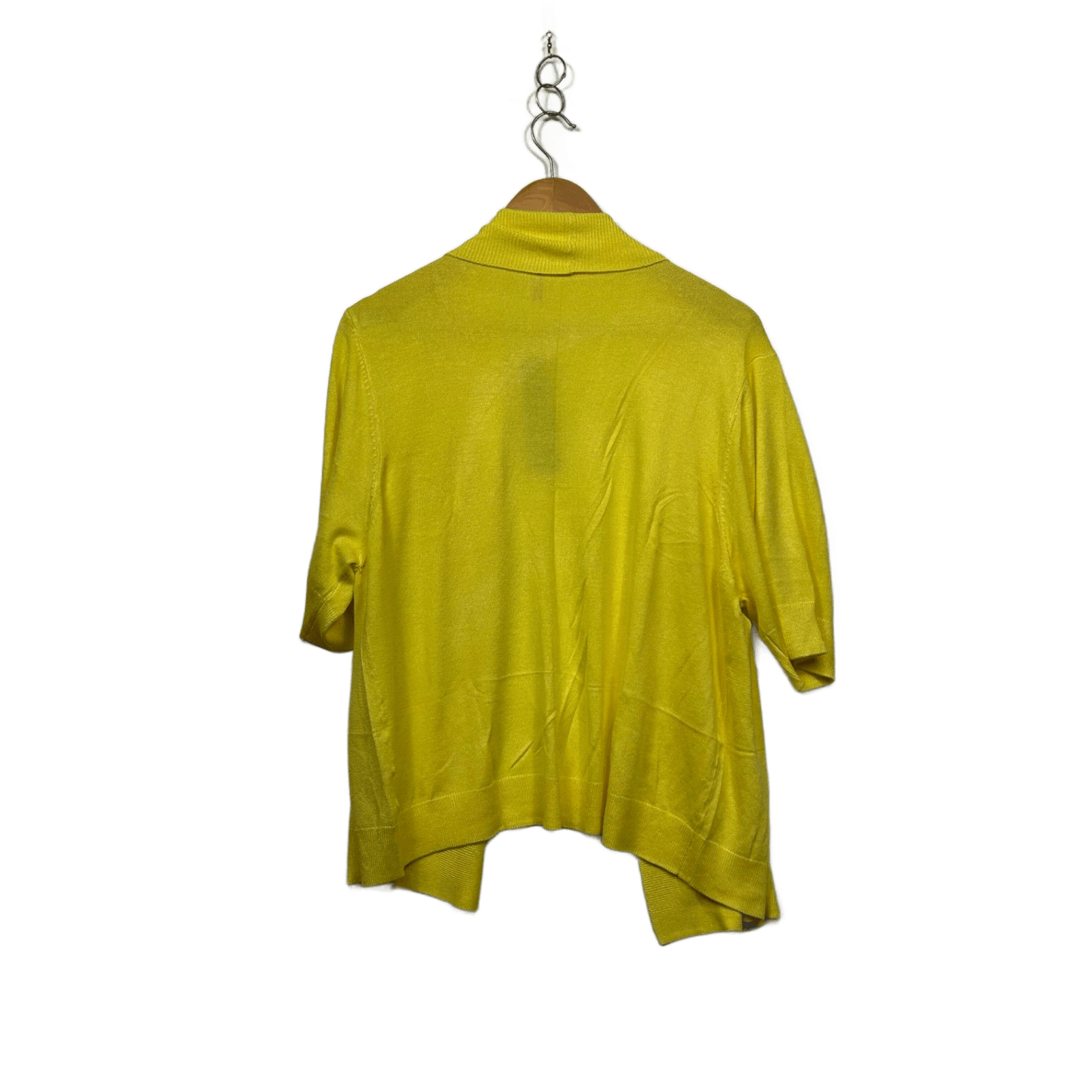 New Millers Womens Yellow Open Front Casual Cardigan Size 2XL