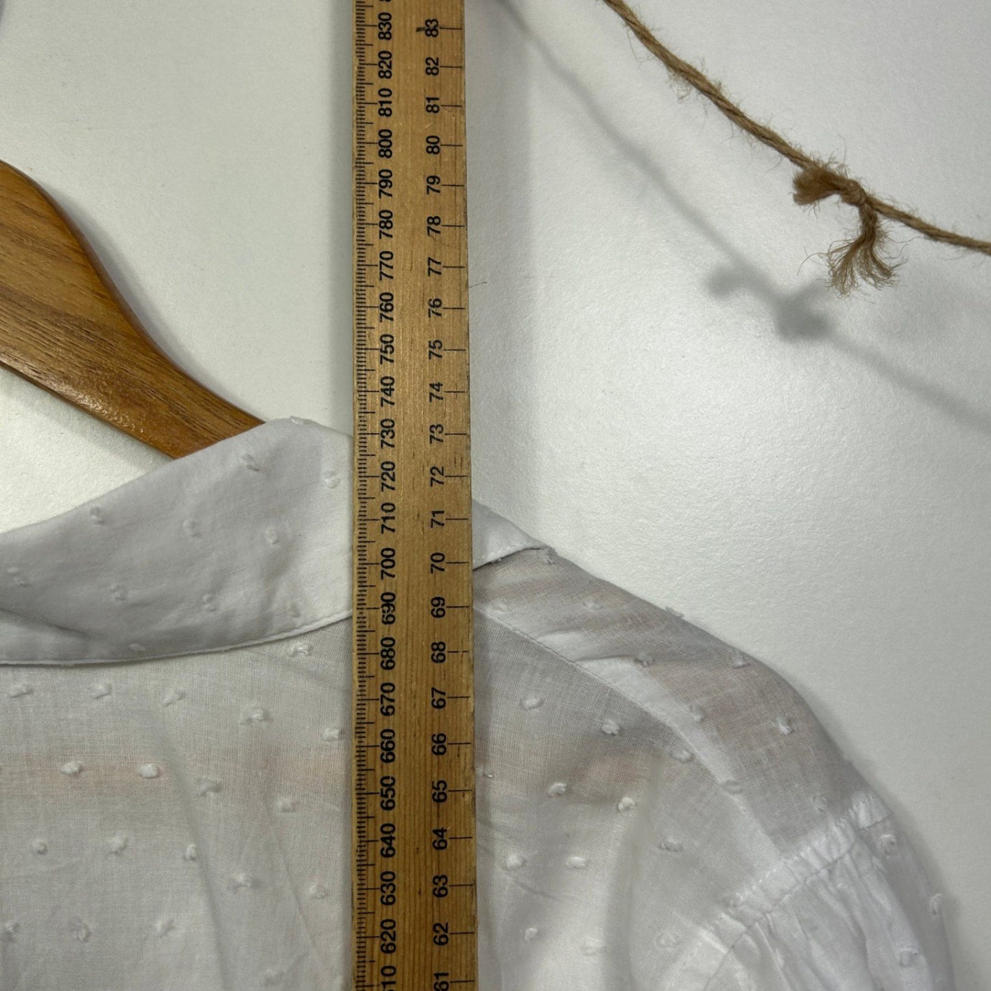 Estelle Womens White Long Sleeve Button-up Shirt Blouse Size 22