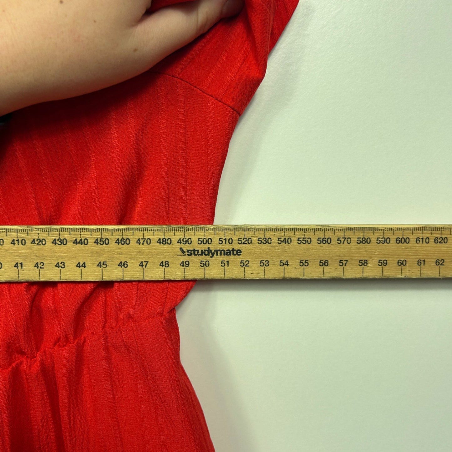 Shein Womens Red Short Sleeve Tiered Maxi Dress Size 2XL