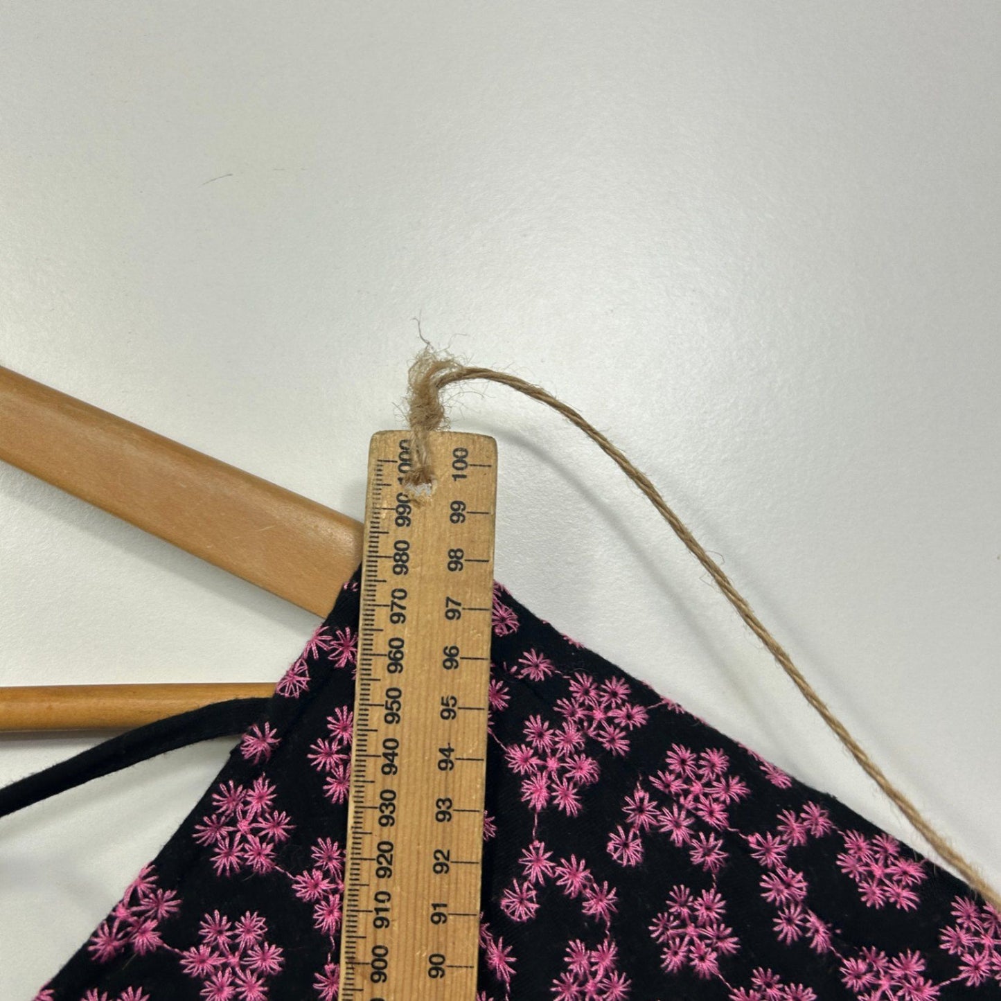 Little Party Dress Black Pink Embroidered Pockets Fit & Flare Dress Size 20