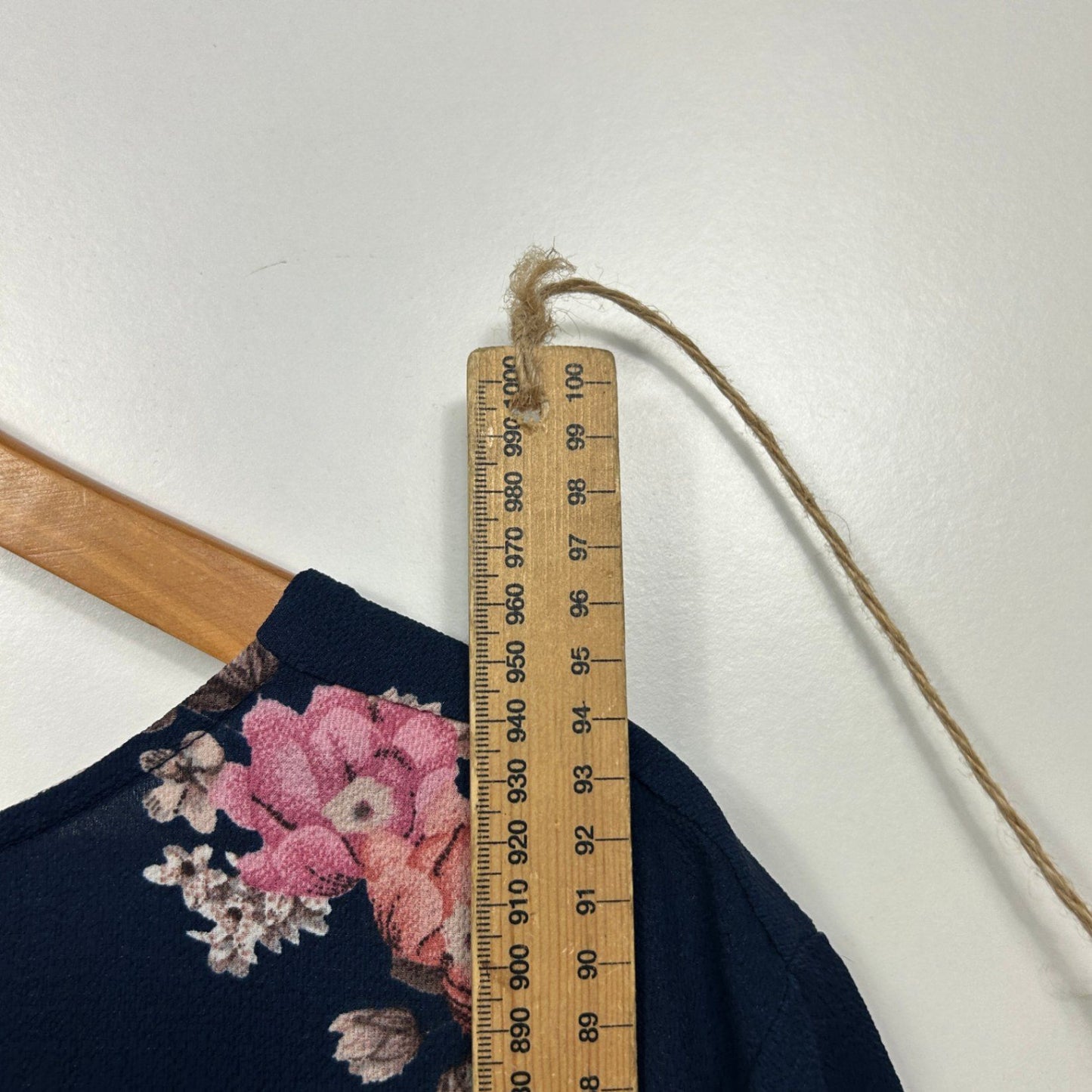 You + All Navy Blue Floral Short Sleeve Playsuit Romper Size 24