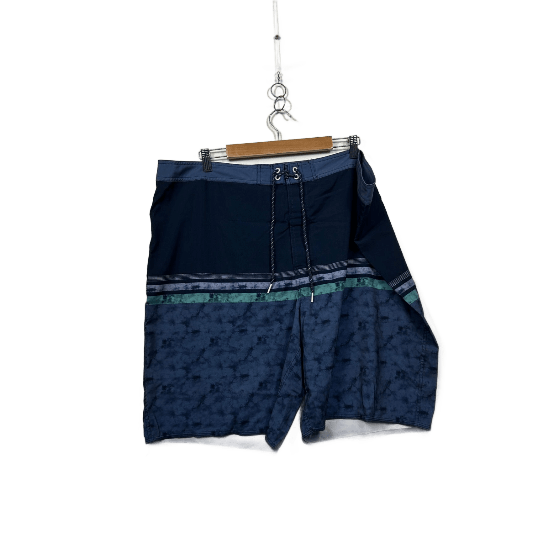 Big Joe Mens Blue  Board Shorts Swim Trunks Size 6XL