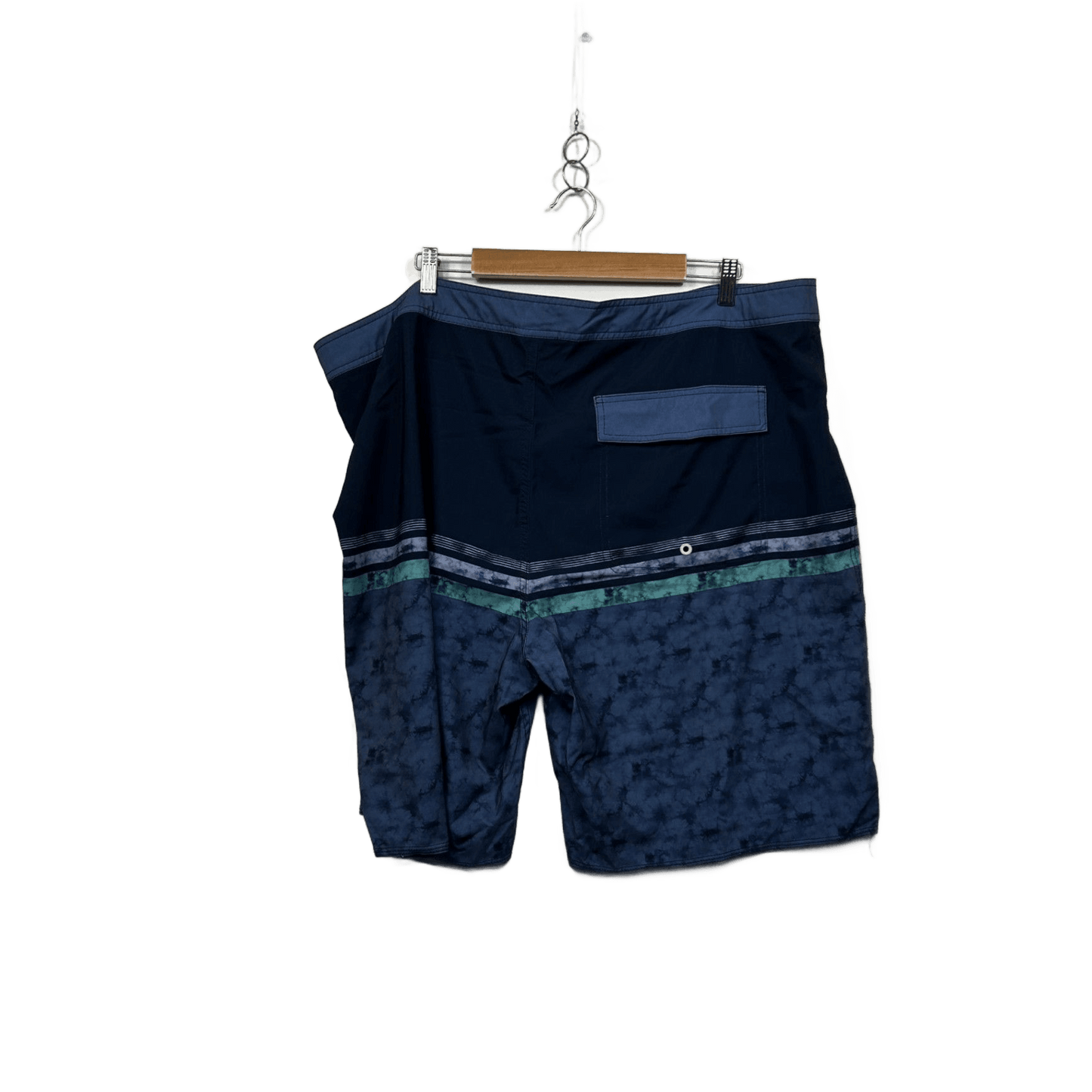 Big Joe Mens Blue  Board Shorts Swim Trunks Size 6XL