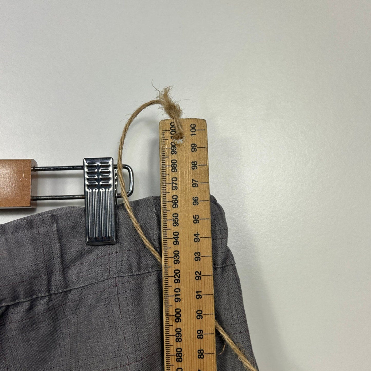 Fate + Becker Grey Check Pockets Elastic Waist Pants Trousers Size 18