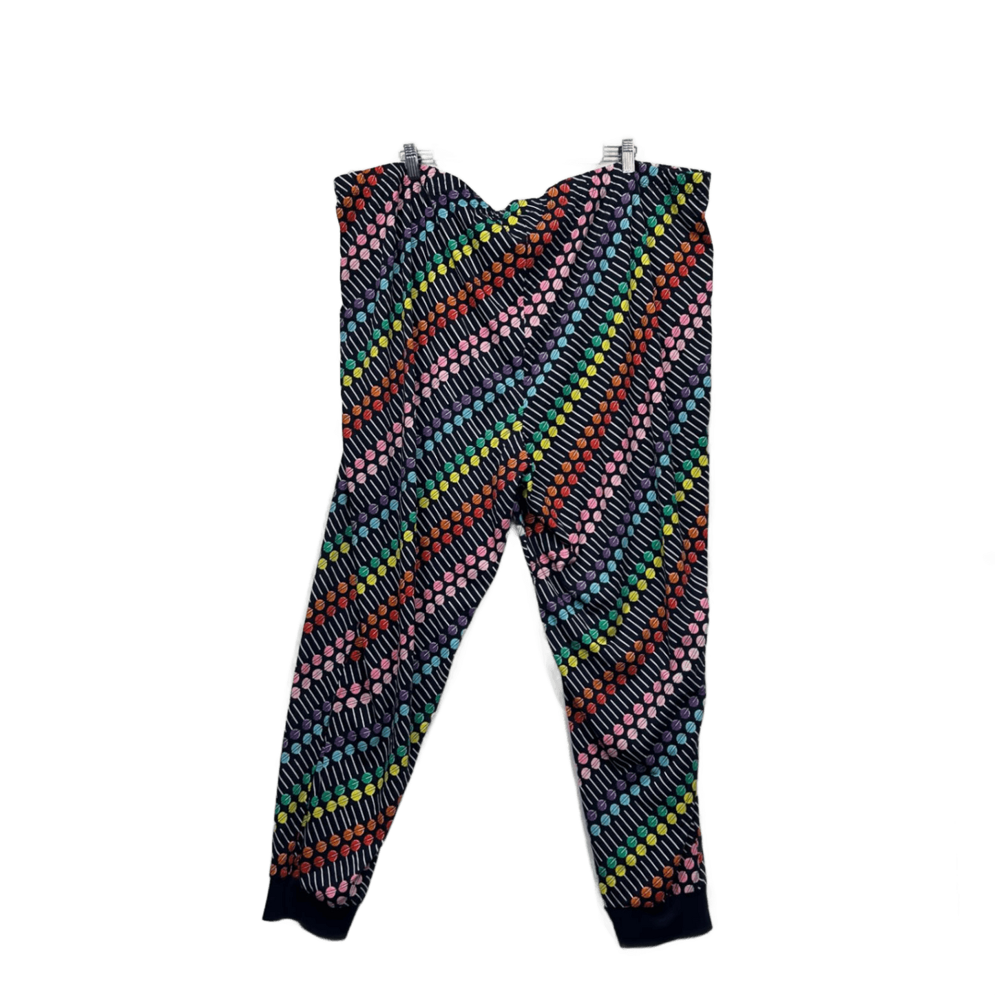 Chupa Chups Colourful Lollipop Print Jogger Trousers Pants Stretch Size 22?