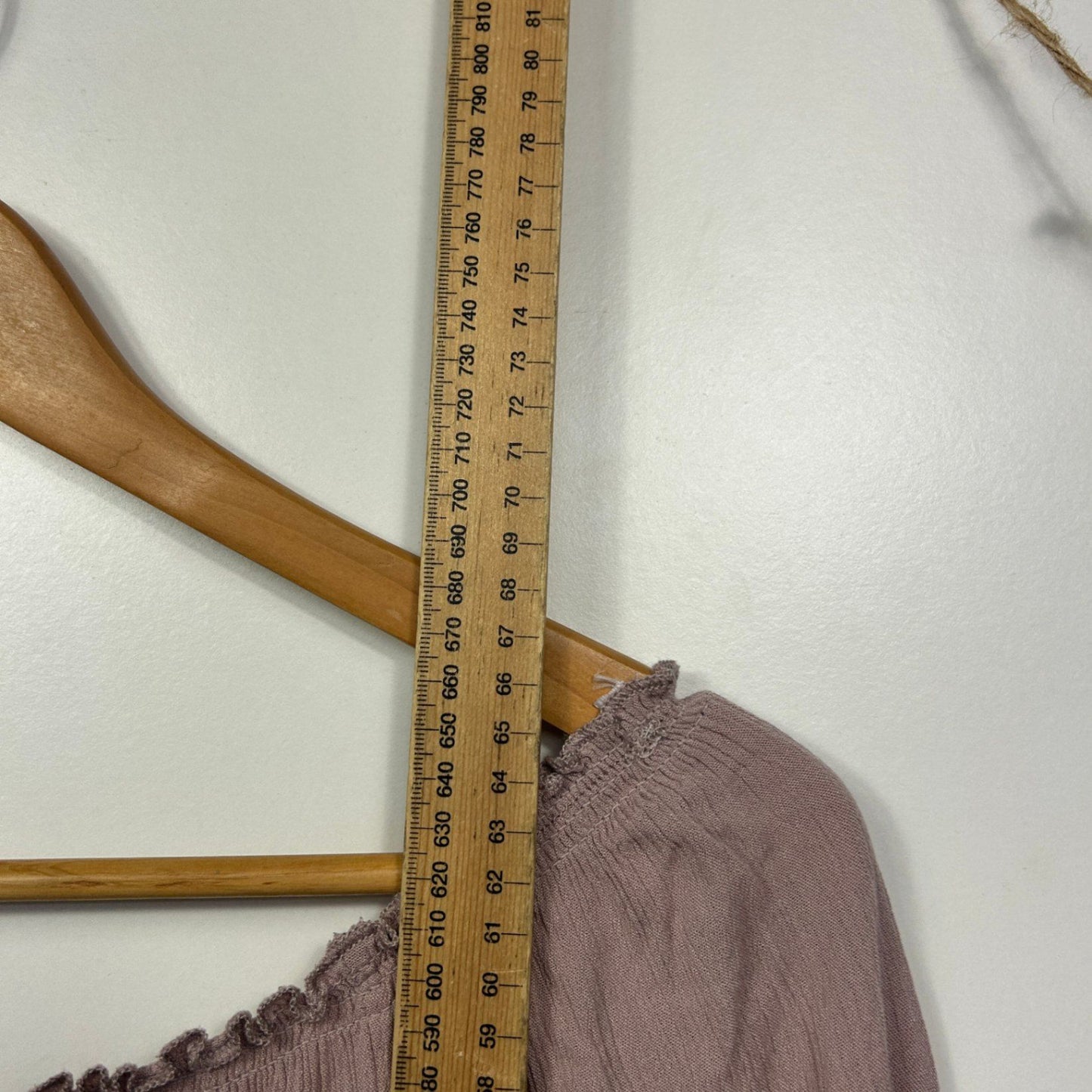 City Chic 3/4 Sleeve Scoop Neck Peasant Blouse Size 16 Small Plus