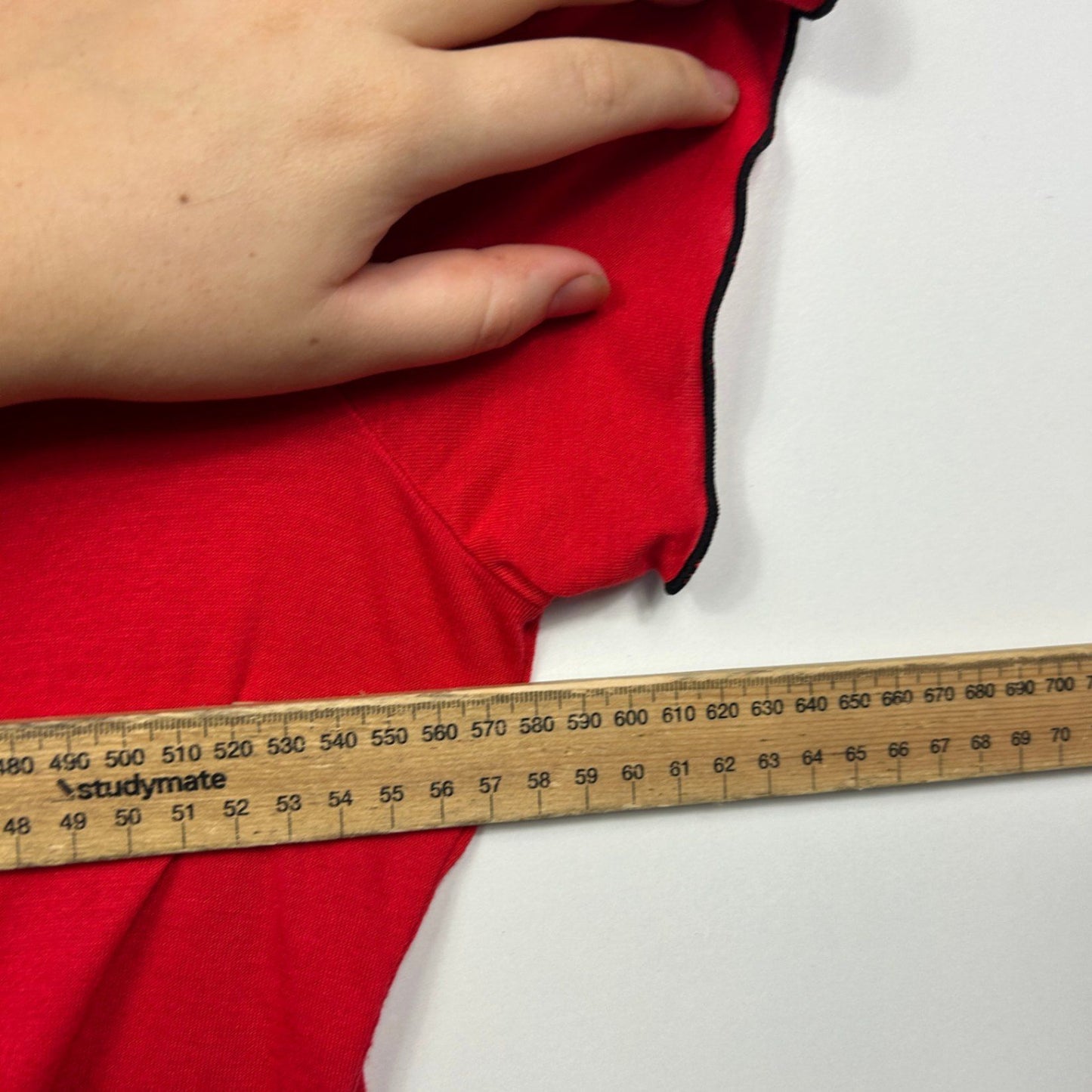 Christmas Womens Red Short Sleeve Snowman Meltdown Top T-shirt Size 16