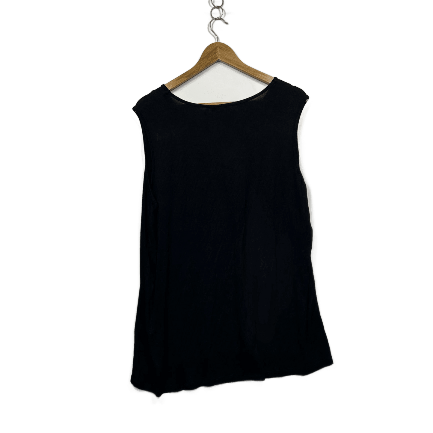 Millers Womens Black Viscose Sleeveless Embellished Top Size 18