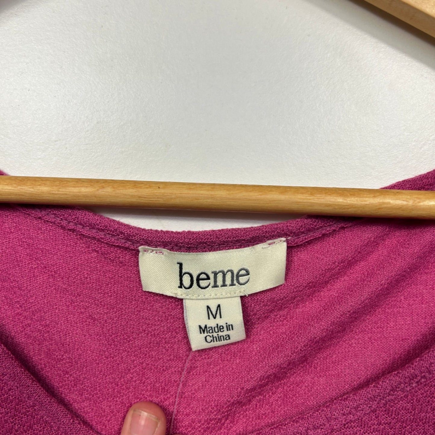 Beme Pink Fuschia Sleeveless Swing Top Size 18 Medium Plus