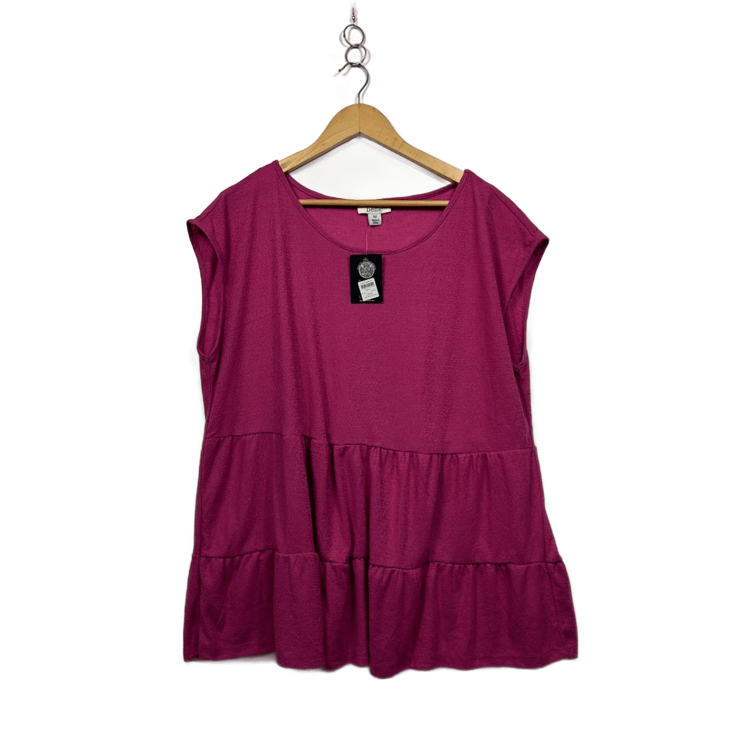 Beme Pink Fuschia Sleeveless Swing Top Size 18 Medium Plus