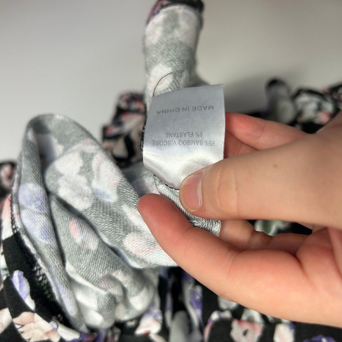 Virtuelle Multicoloured Long Sleeve Tunic Top Blouse Size 20-22