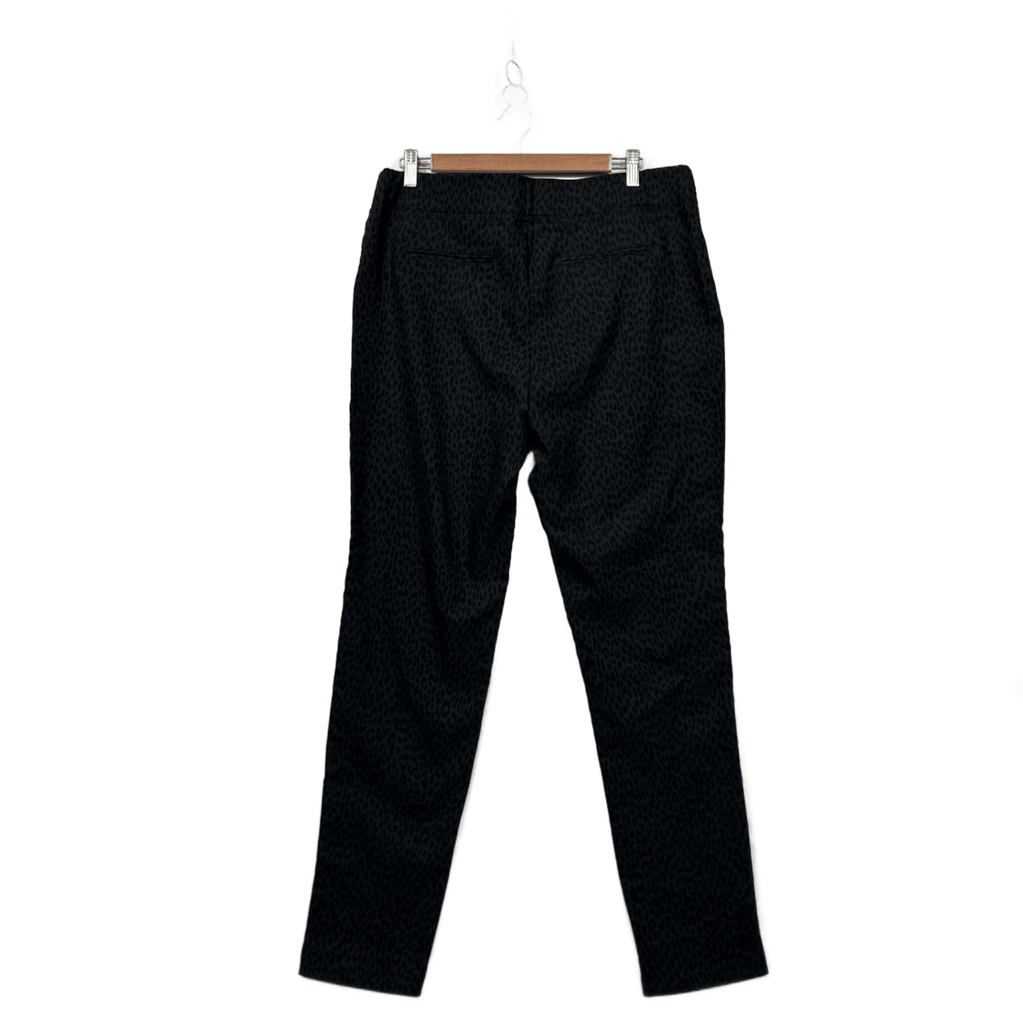 Millers Womens Black Animal Print Slim Leg Stretch Trousers Pants Size 16