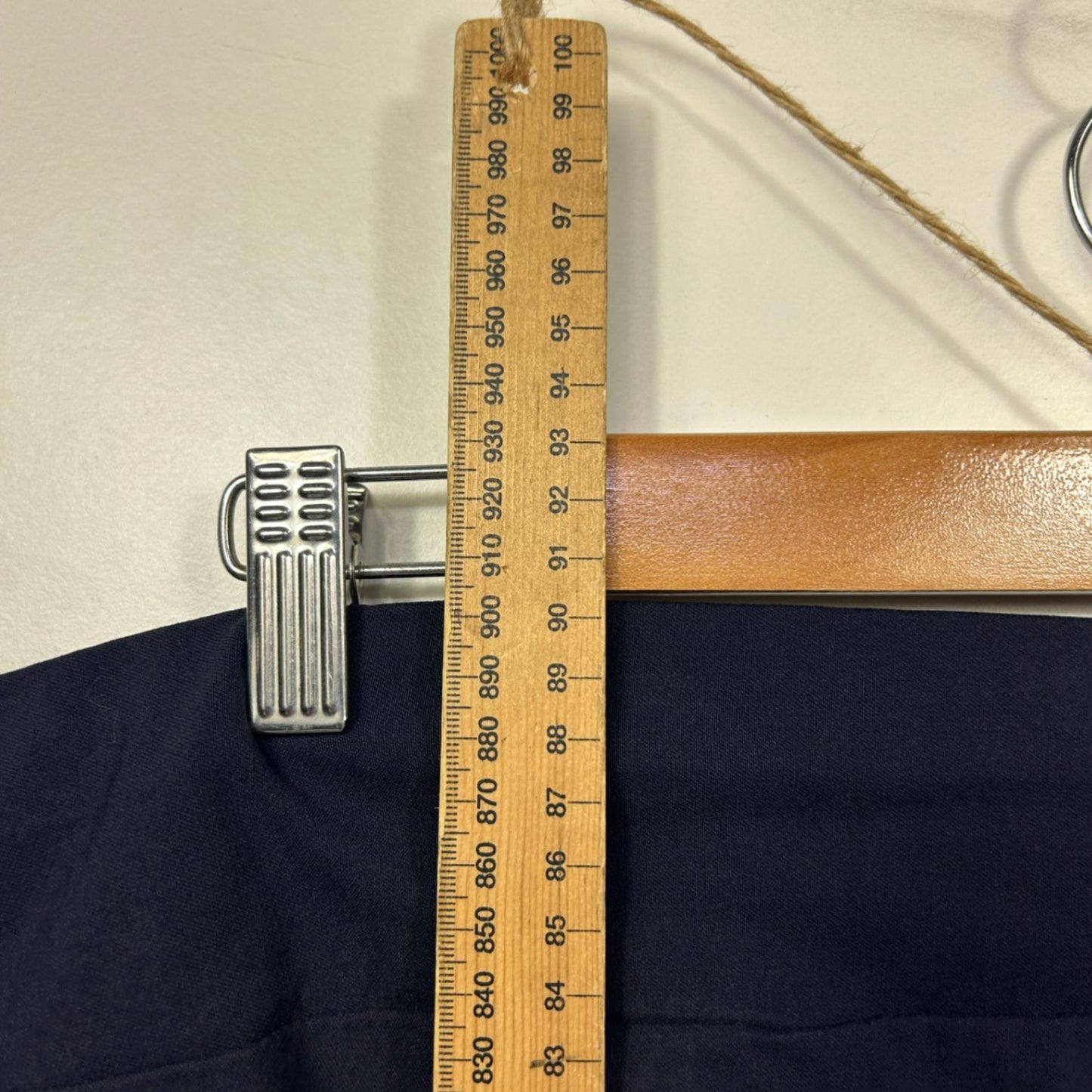 Autograph Navy Cropped Pull On Stretch Pants Size  26