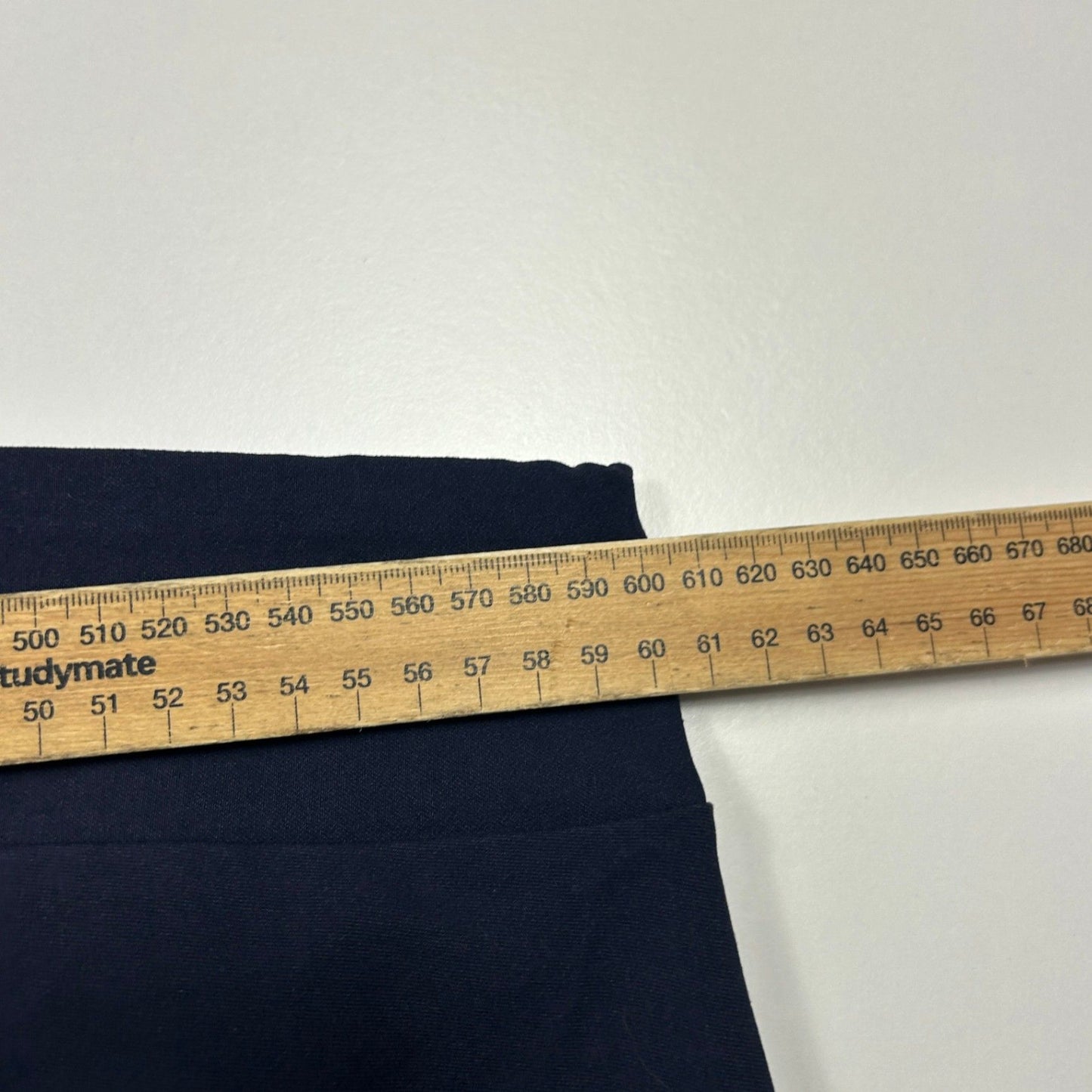 Autograph Navy Cropped Pull On Stretch Pants Size  26