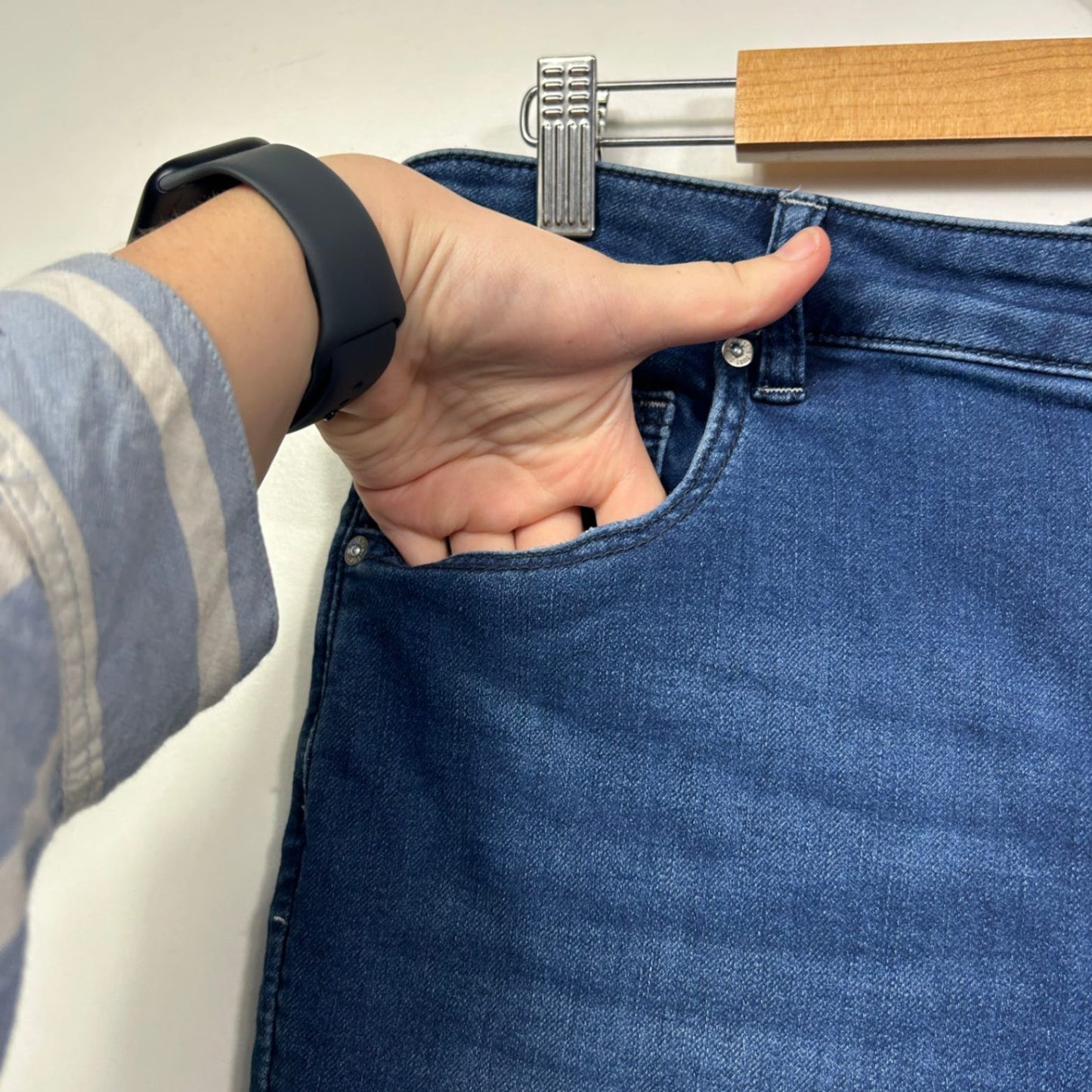 Just Jeans Womens Jeans Blue Cotton Blend Size 14