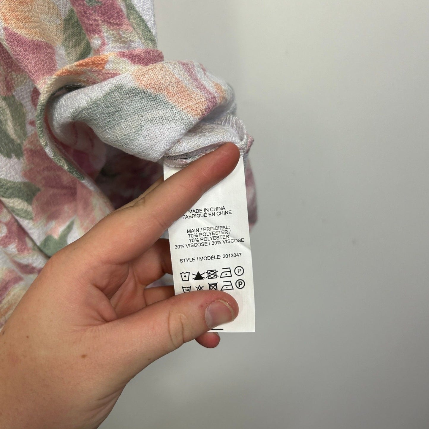 Katies Short Sleeve Multicoloured Floral Top Size XL