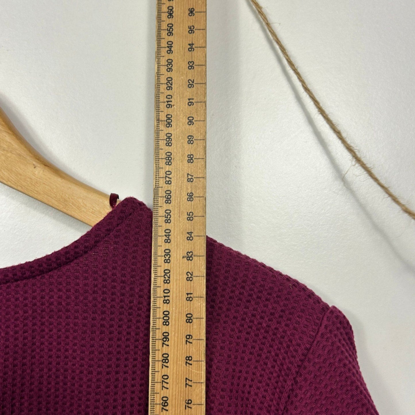 Autograph Plum Short Sleeve Round Neck Viscose Textured Tunic Top Size 20