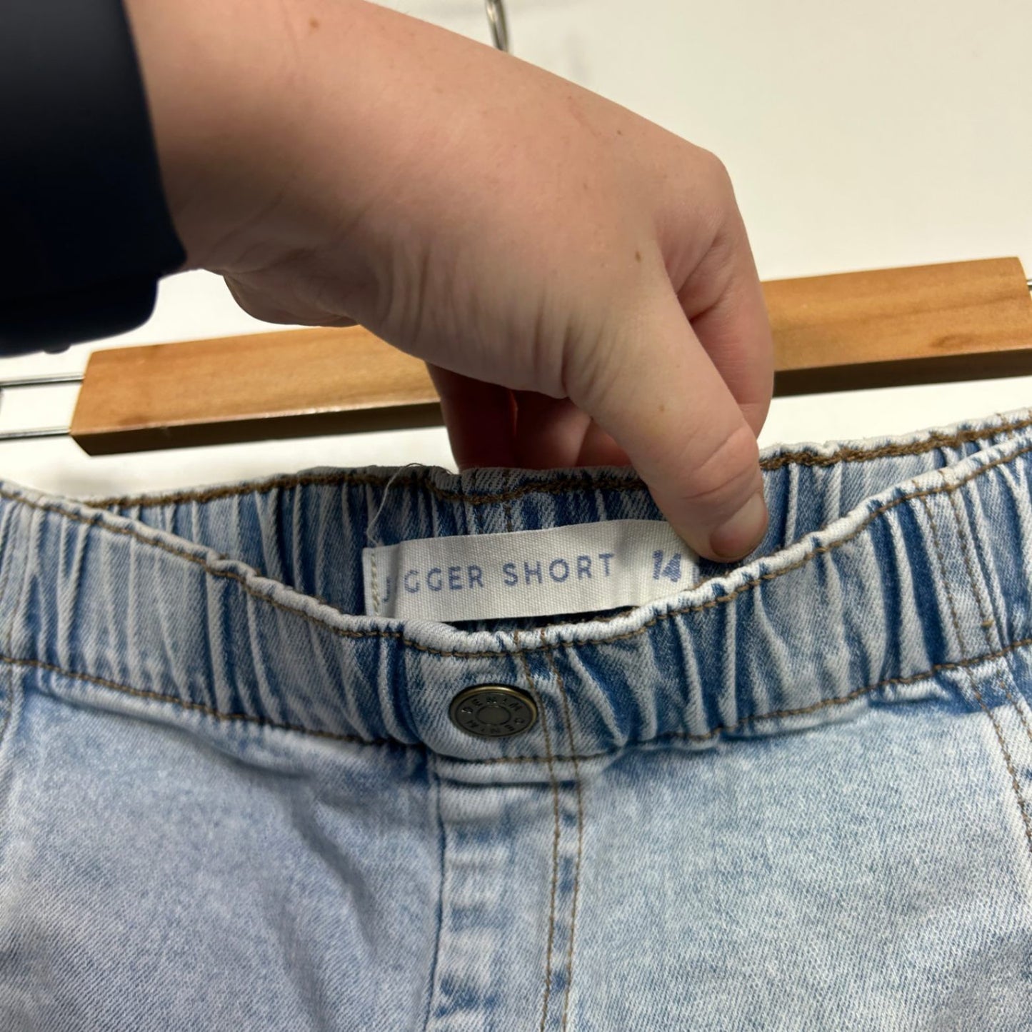 Target Denim Jogger Shorts Size 14