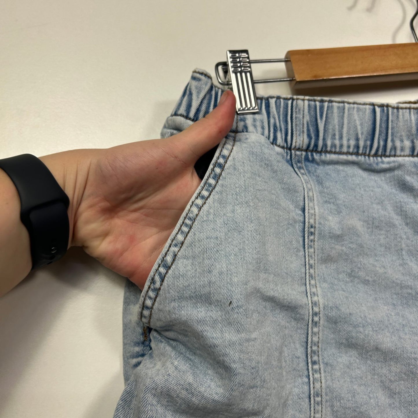 Target Denim Jogger Shorts Size 14