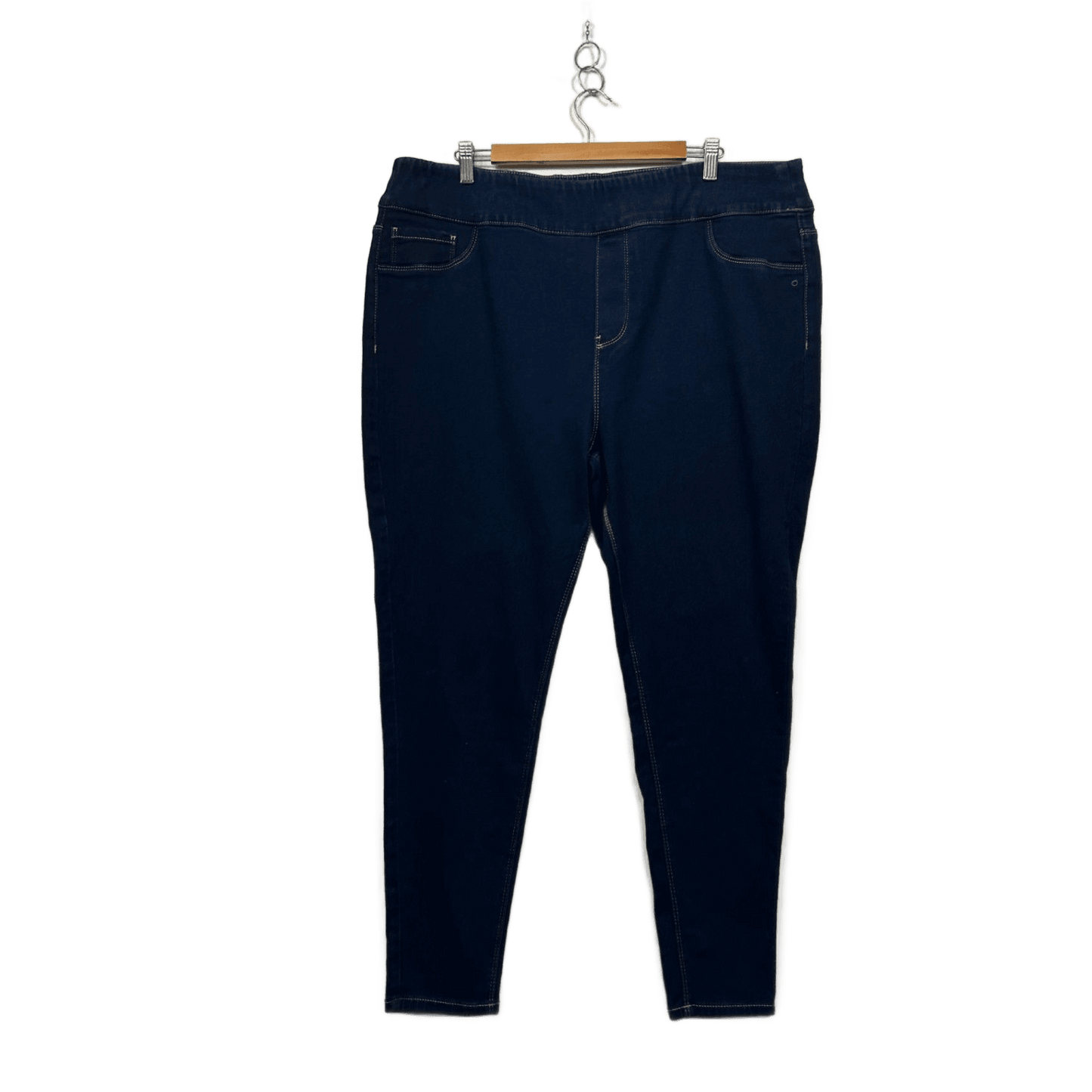 Anko Womens Blue Cotton Blend Fit Jeggings Pants Jeans 22