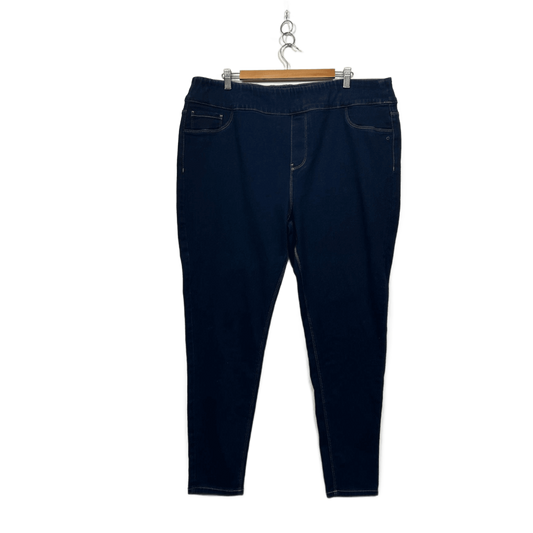 Anko Womens Blue Cotton Blend Fit Jeggings Pants Jeans 22