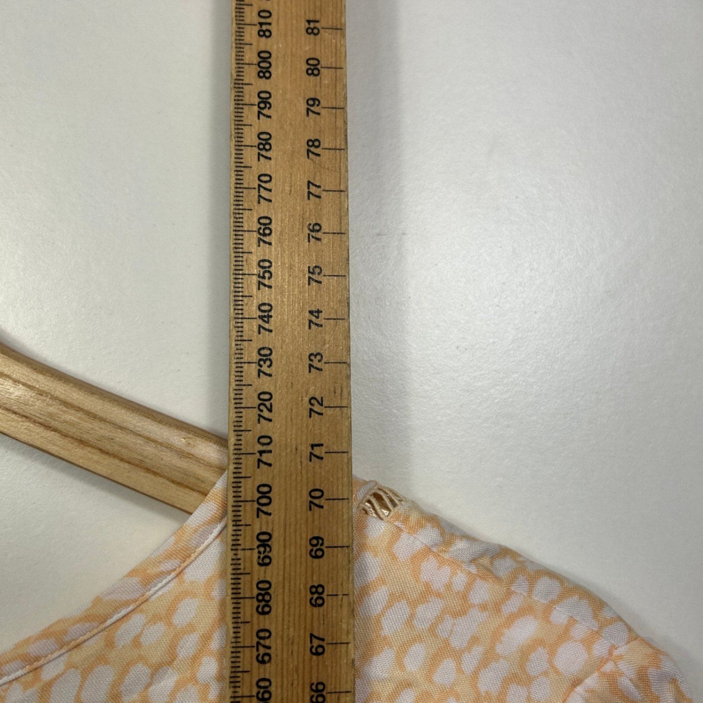 Katies Womens Peach Viscose Long Sleeve Relaxed Fit Blouse Top Size 18