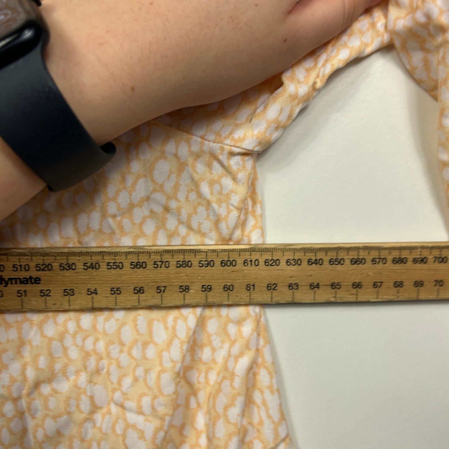 Katies Womens Peach Viscose Long Sleeve Relaxed Fit Blouse Top Size 18