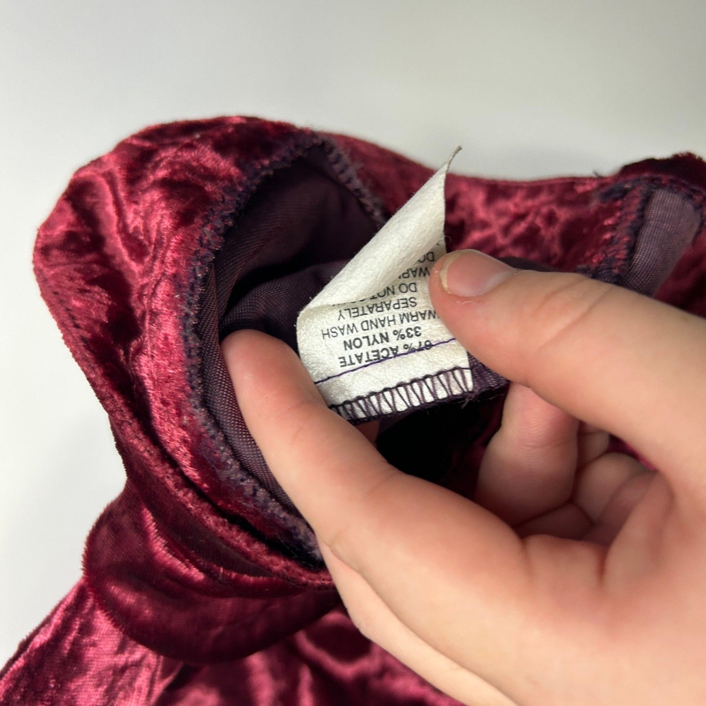 Vintage Velvet Vest Top Size 12