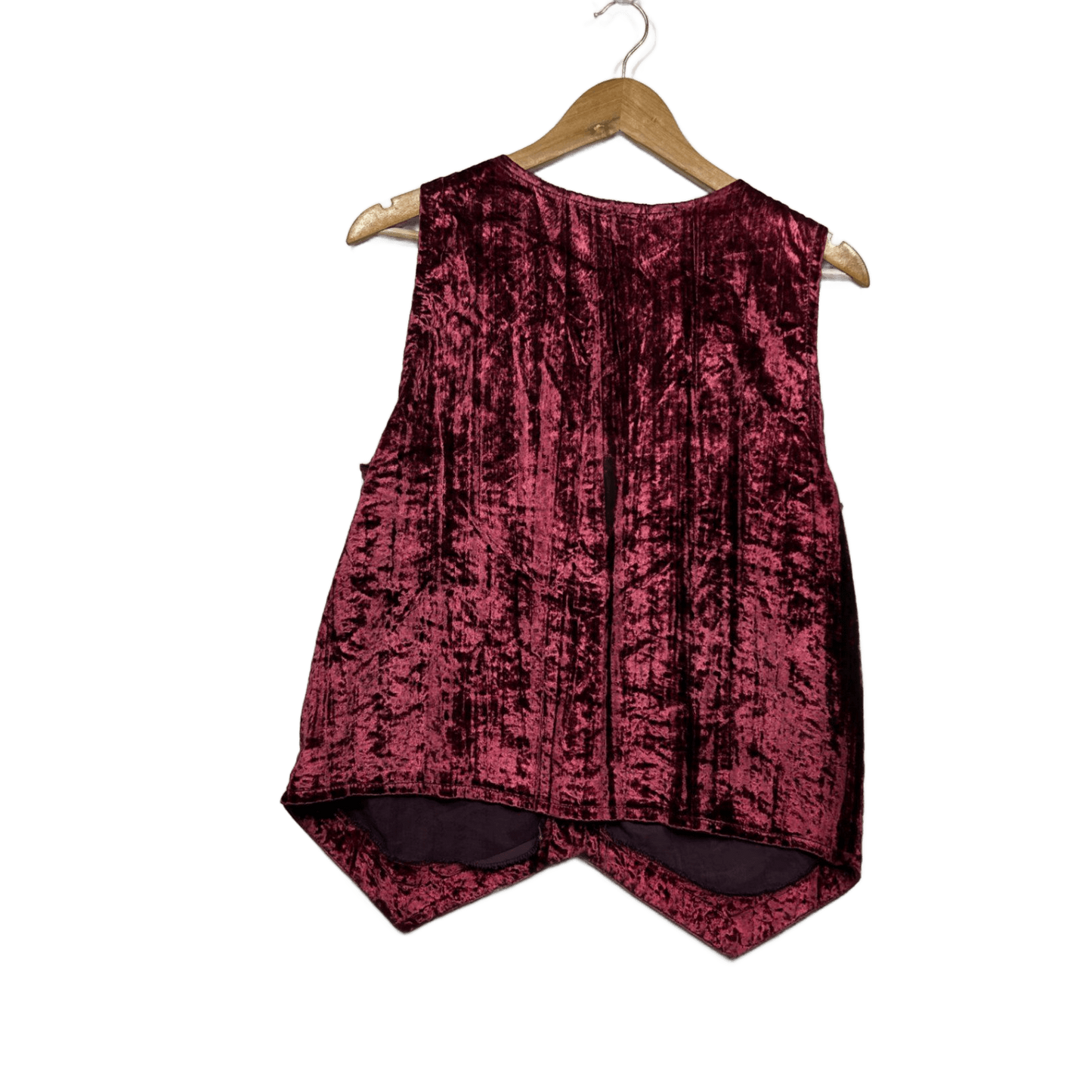 Vintage Velvet Vest Top Size 12