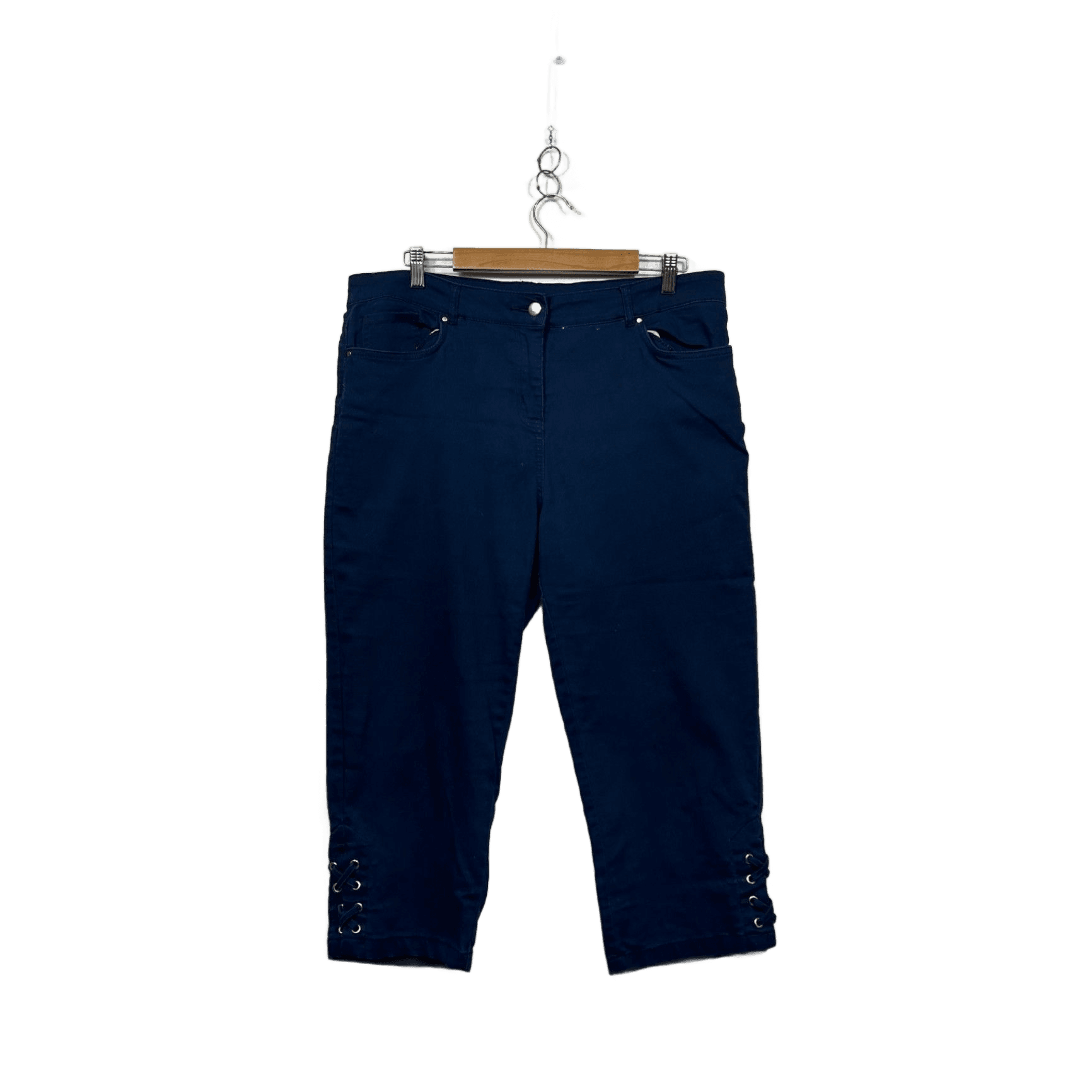 Millers Womens Blue Cropped Pants Size 16