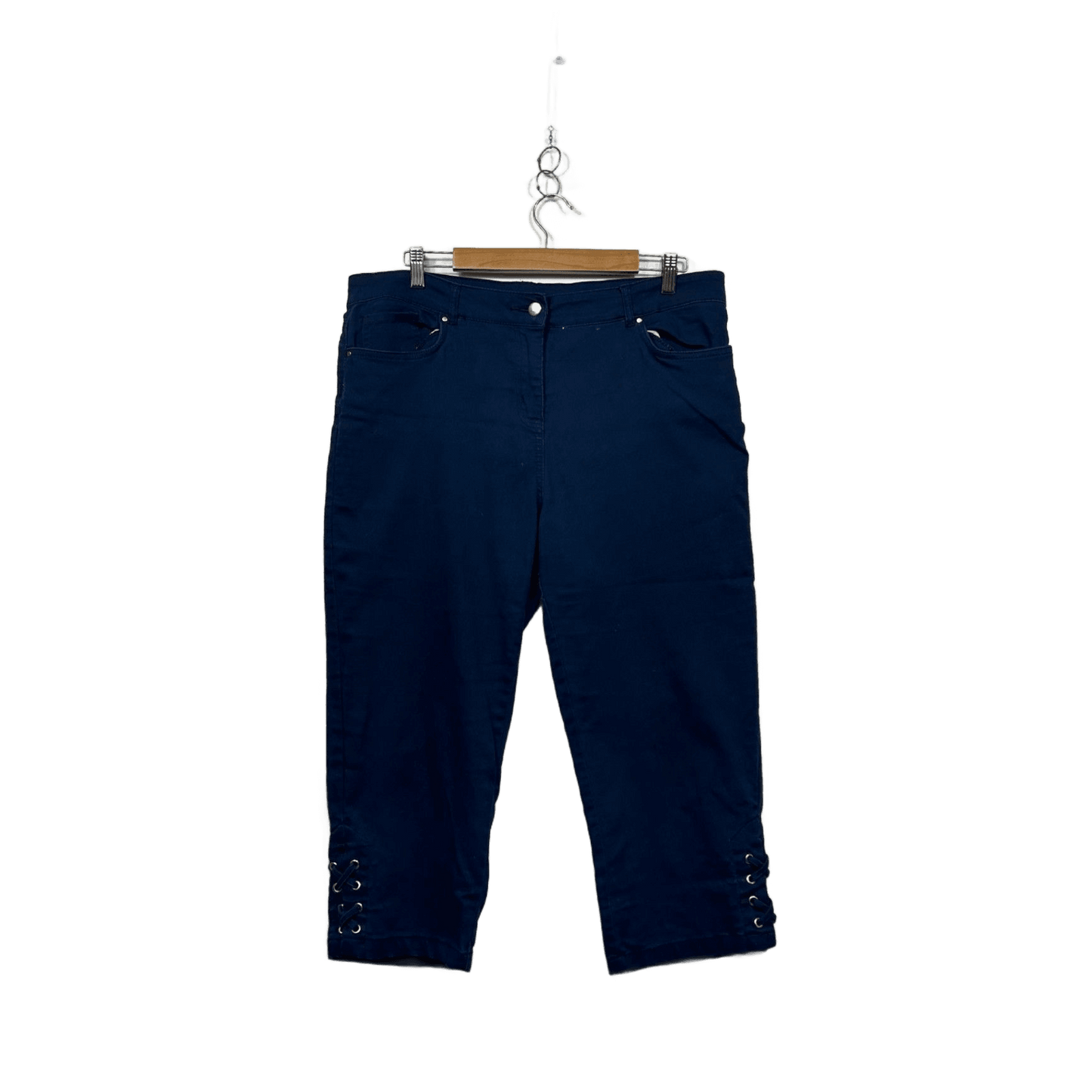 Millers Womens Blue Cropped Pants Size 16