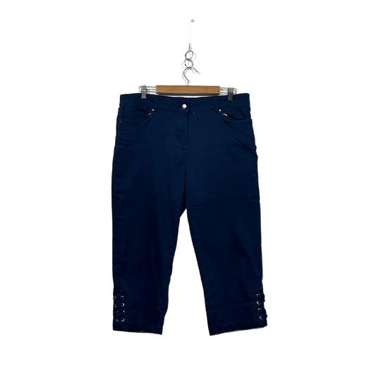 Millers Womens Blue Cropped Pants Size 16