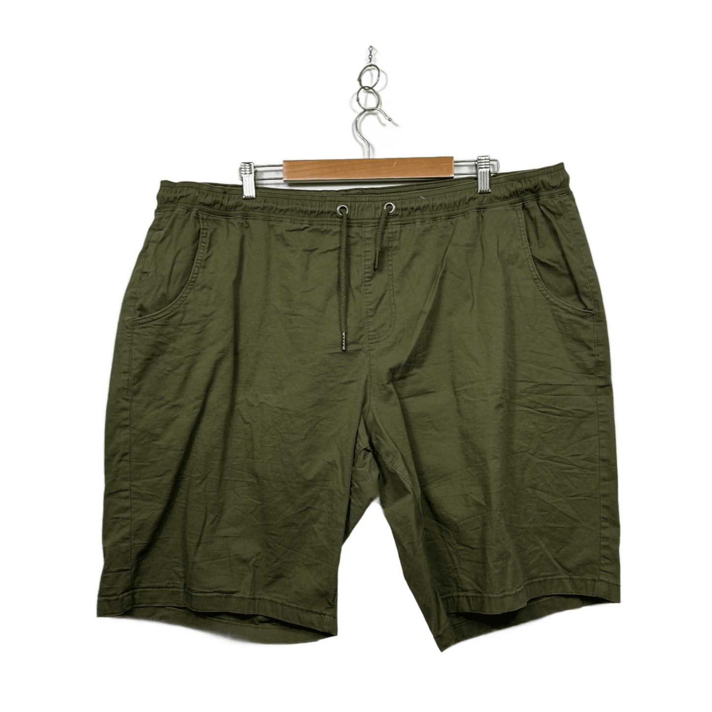 Mr Big Mens Olive Green Casual Shorts Size 6XL