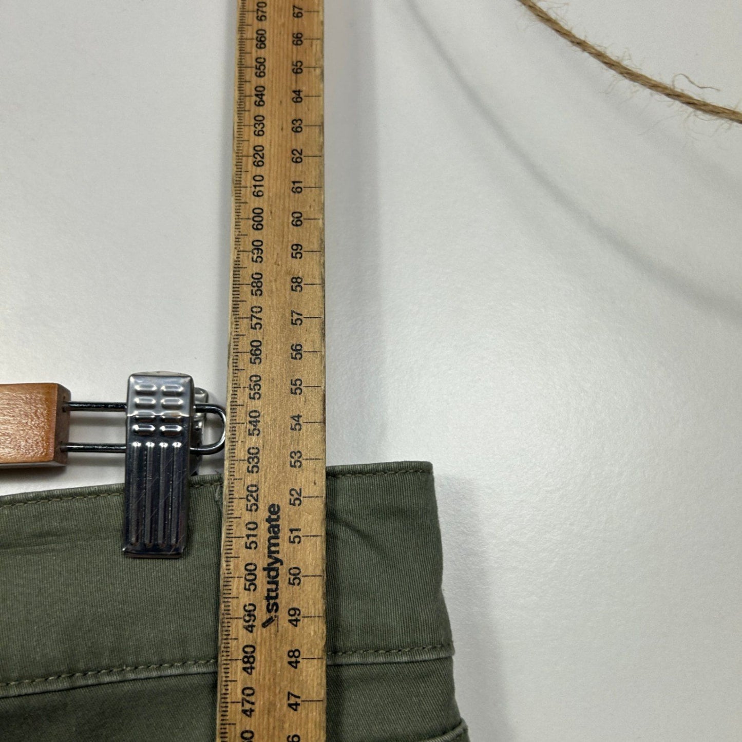 Target Olive Green Straight Fit Cotton Blend Shorts Size 16