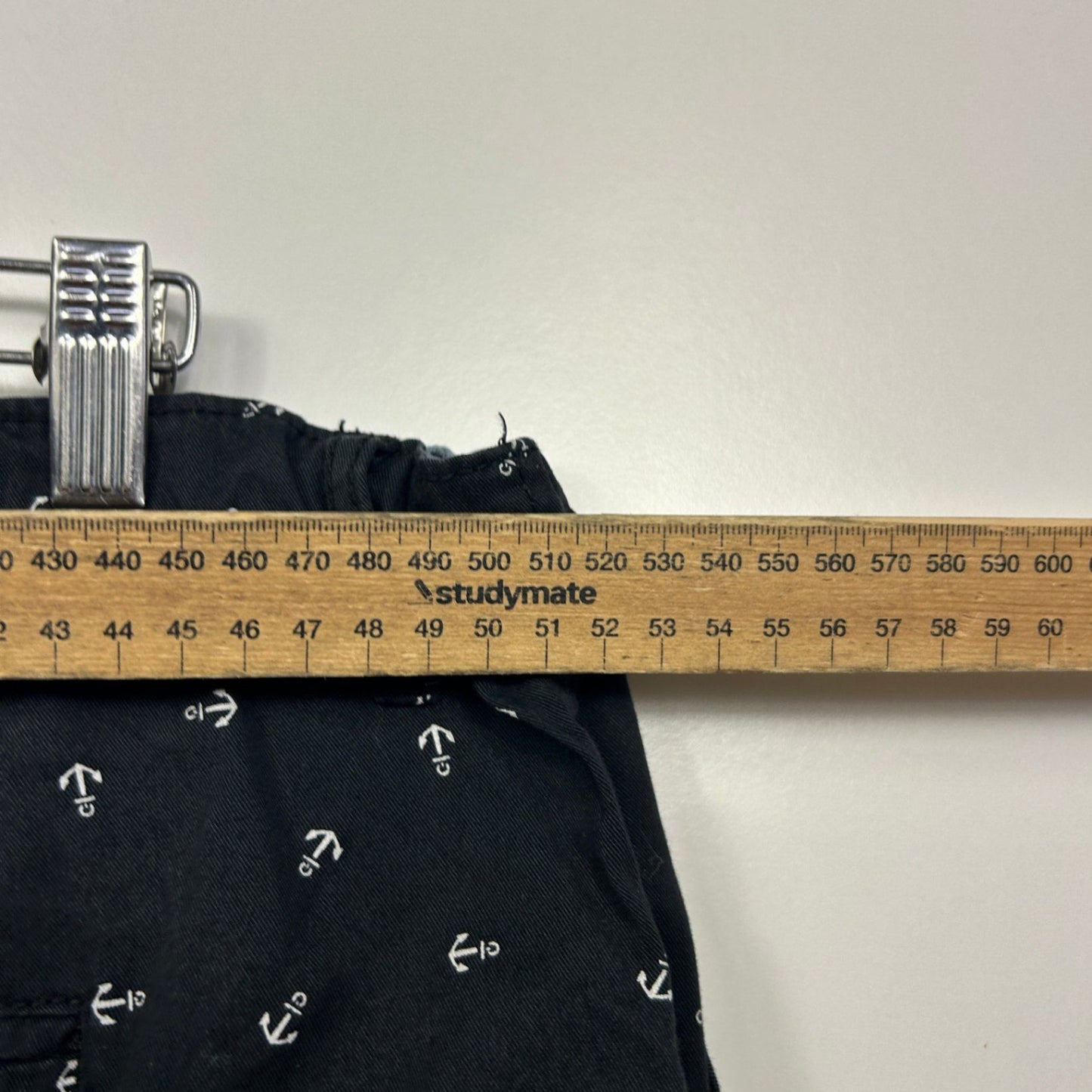 Rivers Mens Navy Anchors Sailing Nautical Casual Shorts Size 44