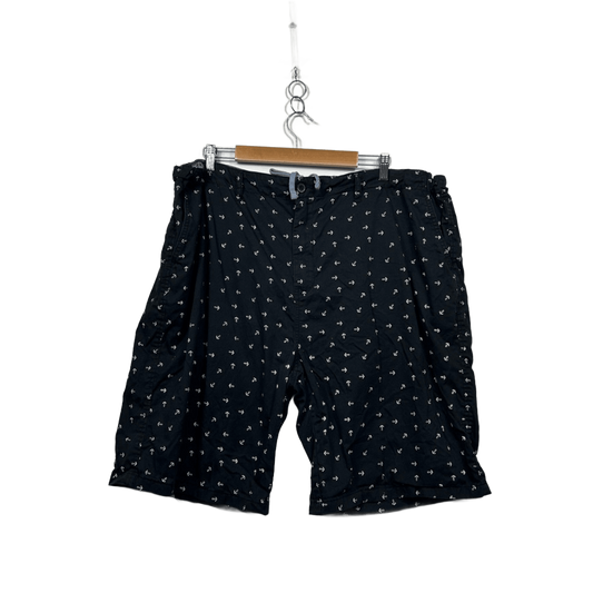 Rivers Mens Navy Anchors Sailing Nautical Casual Shorts Size 44